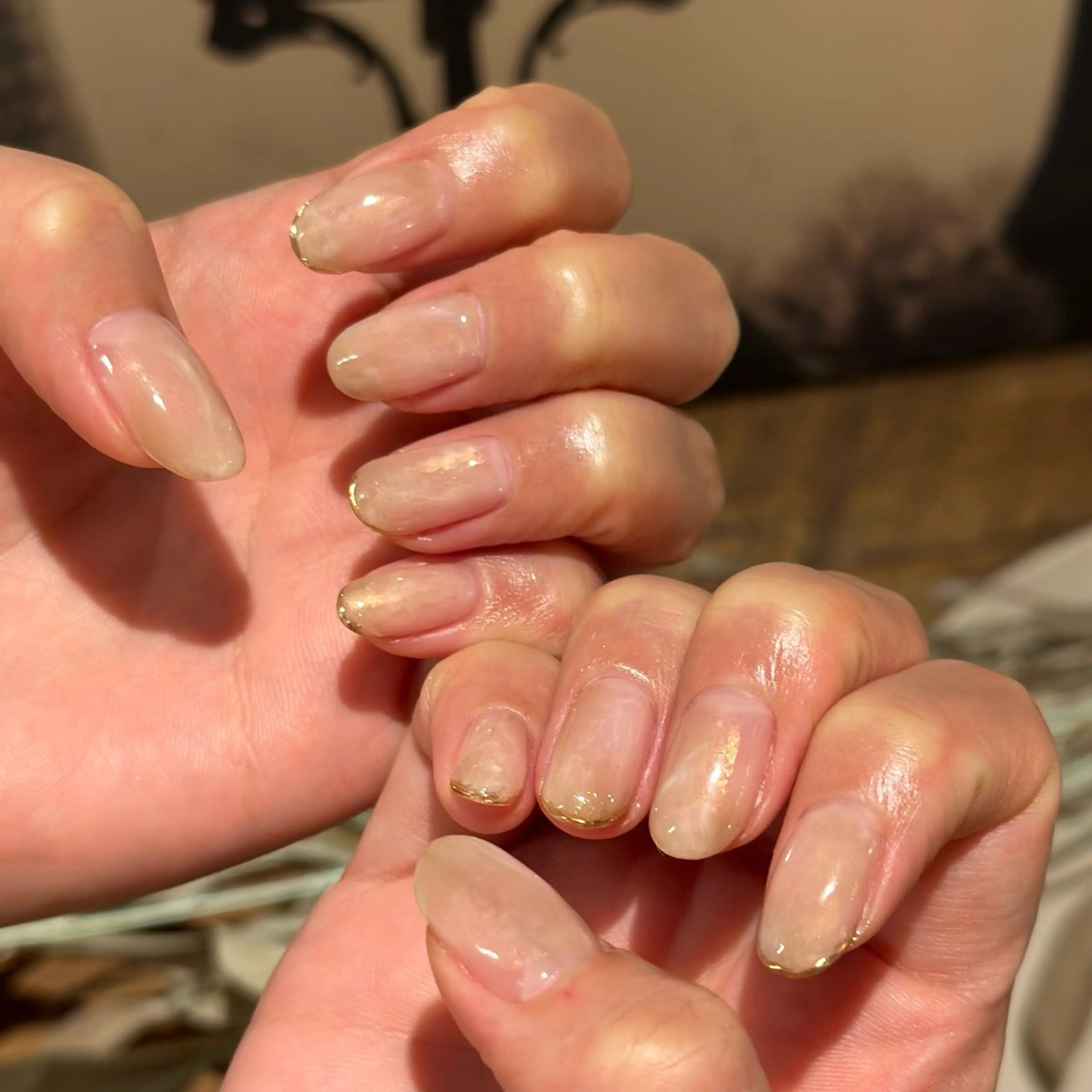 ネイル ニュアンスネイル aoi .のネイルデザイン