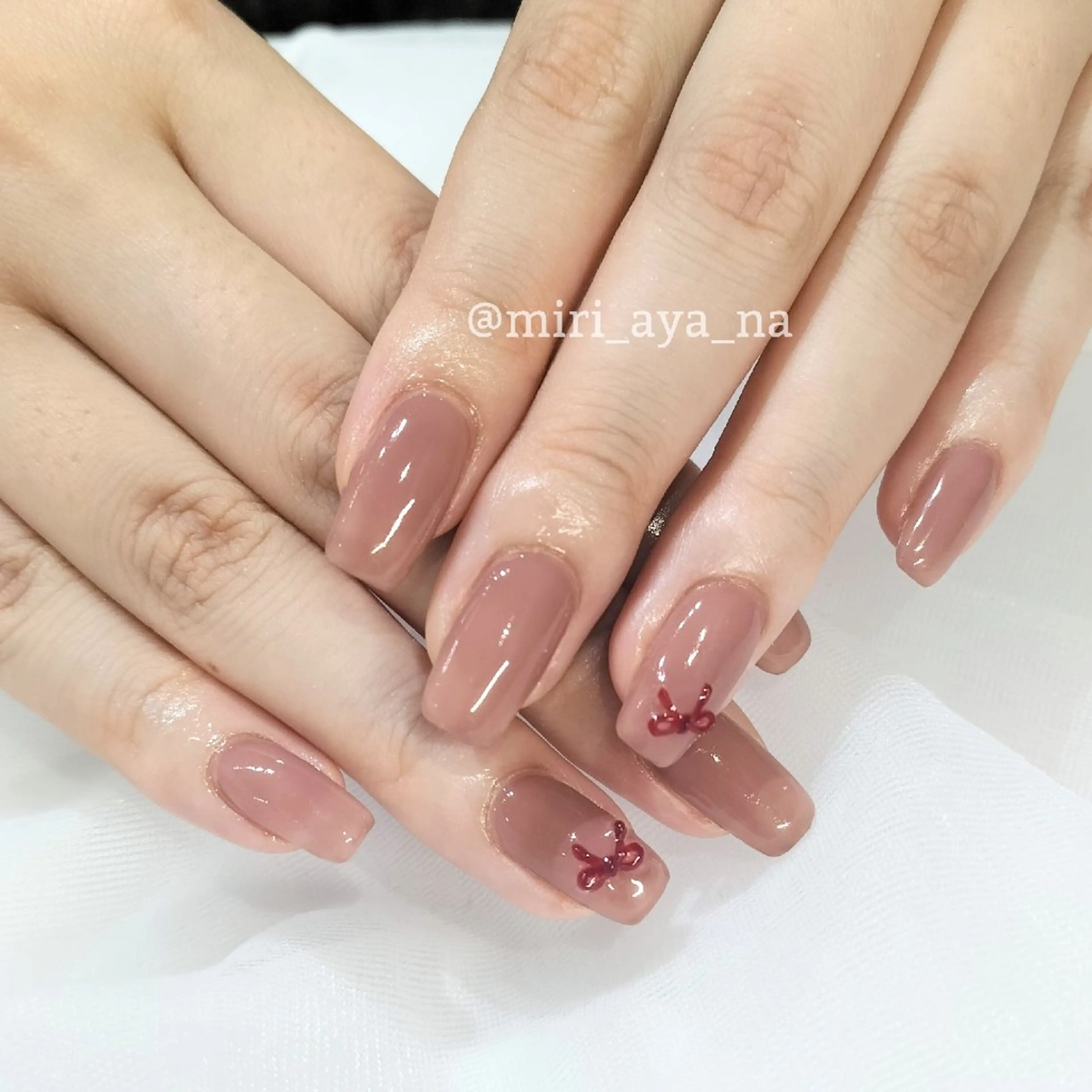 ネイル ハンドネイル 新宿代々木/ちゅるん キレイめ/miriのネイルデザイン