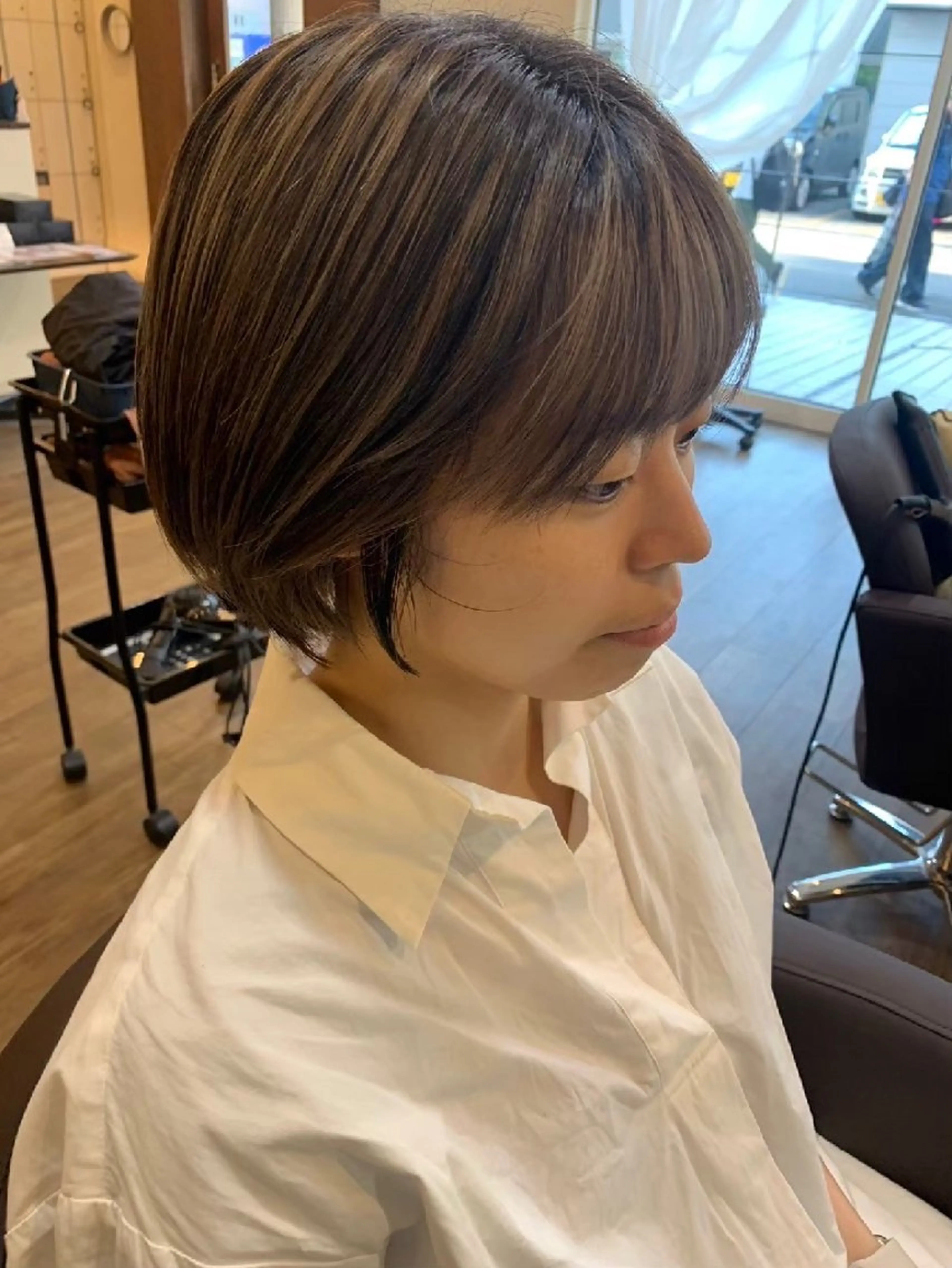 カラー 束感まつぱ🥑🤍 NATUKI🤍のヘアスタイル