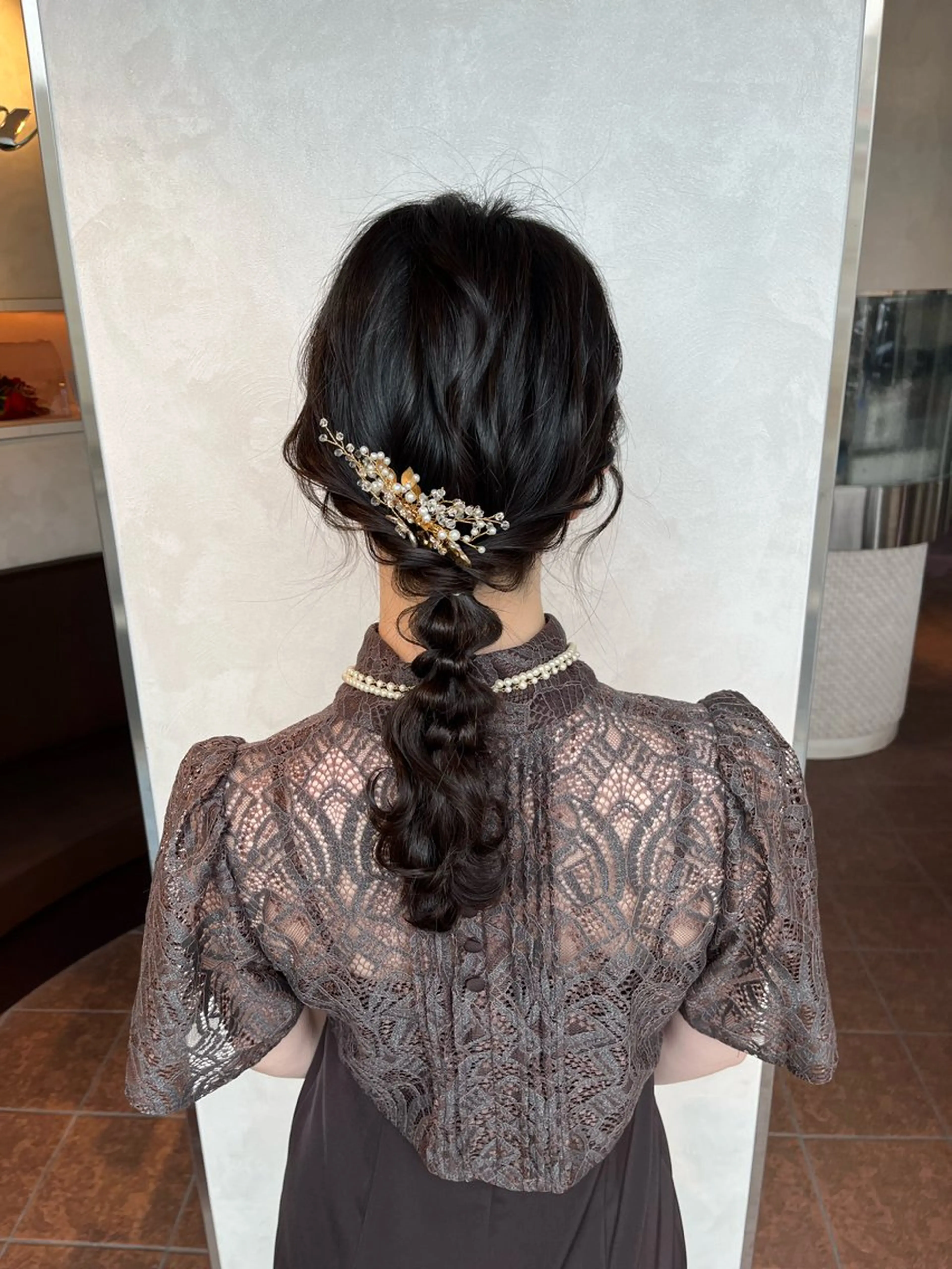 ヘアアレンジ 塩見 千晶のヘアスタイル