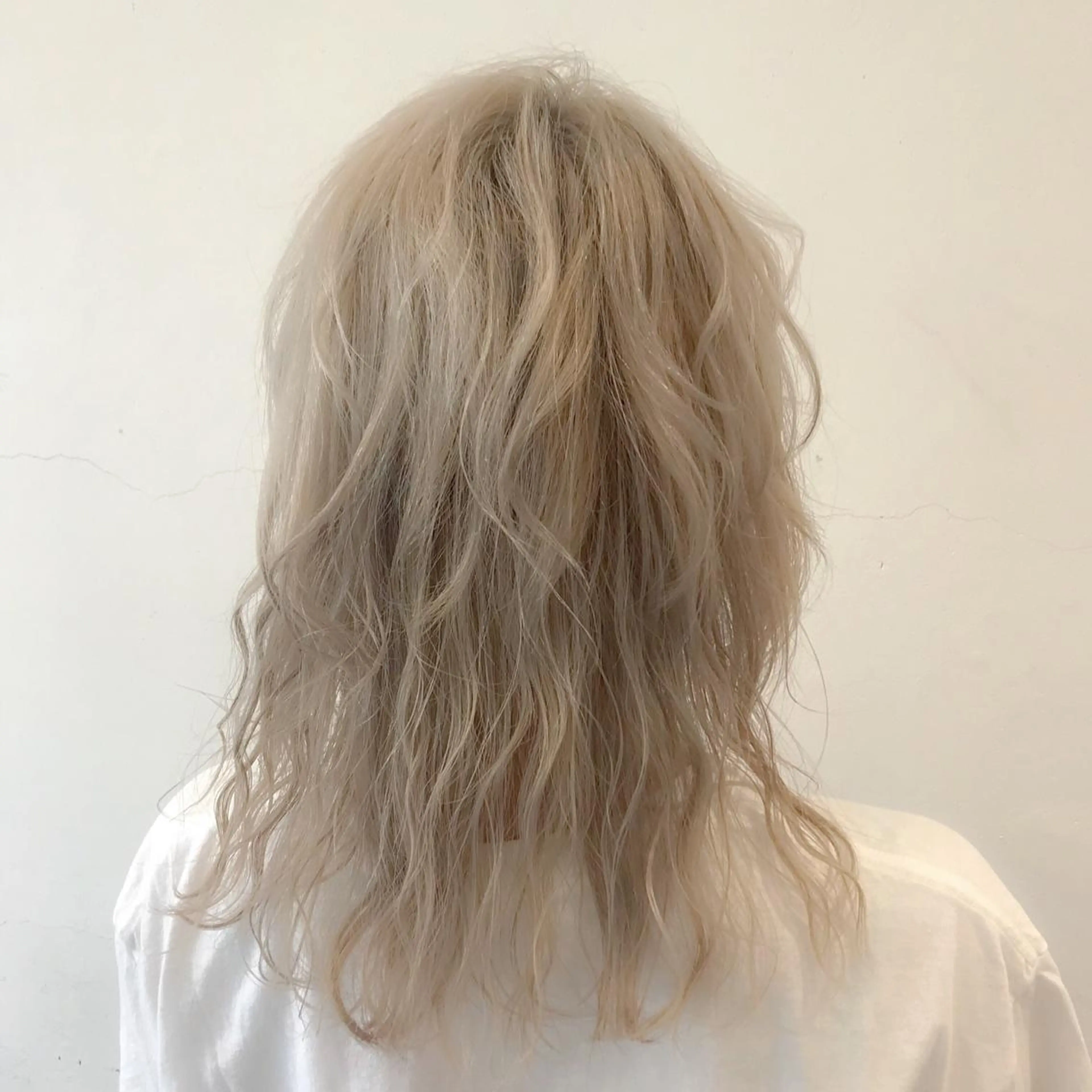 ミディアム ヘアカラー サイレント美容師 アイリィのヘアスタイル