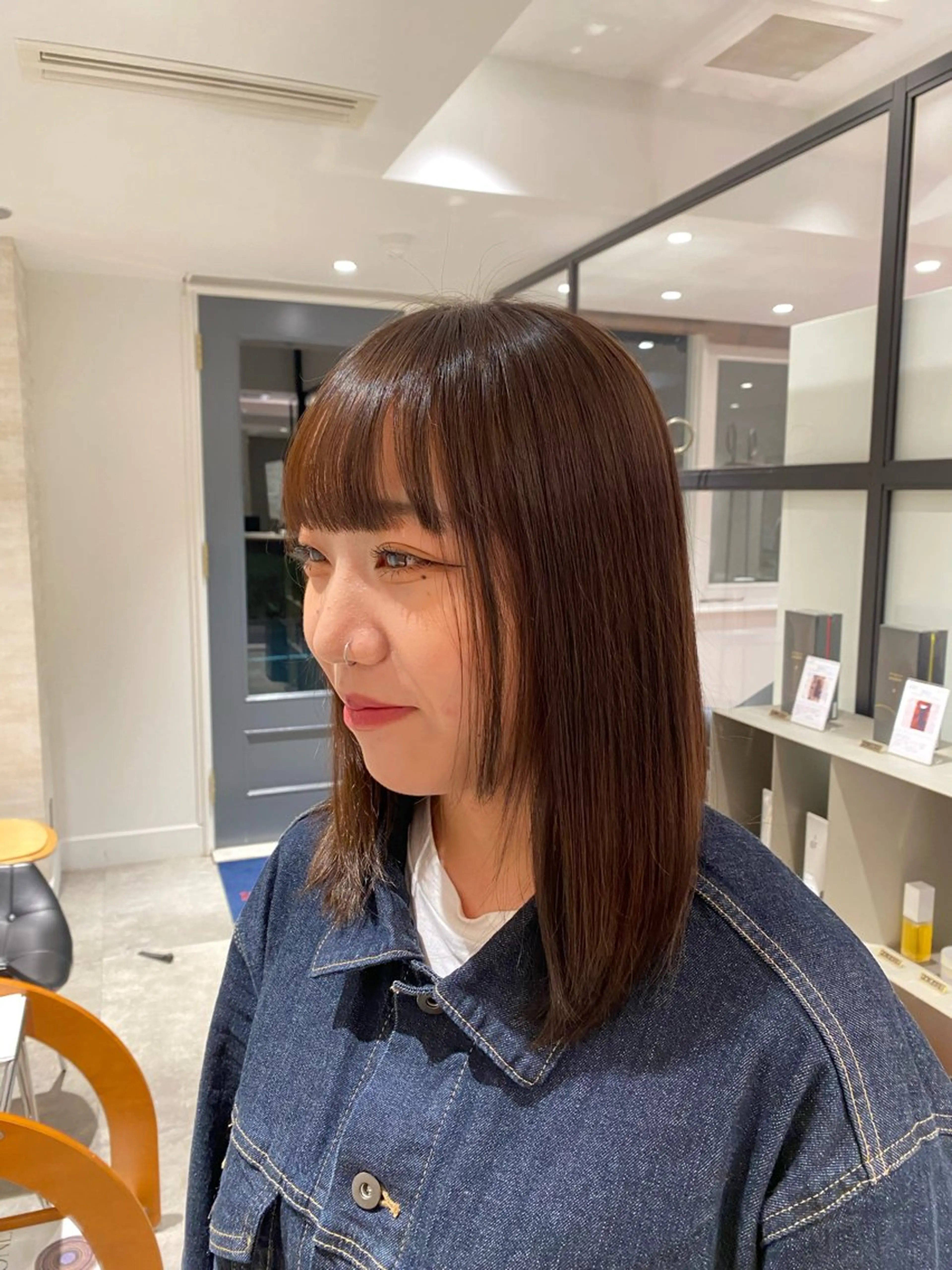 ミディアム ヘアカラー 🫧Miyu /ボブカット🫧のヘアスタイル