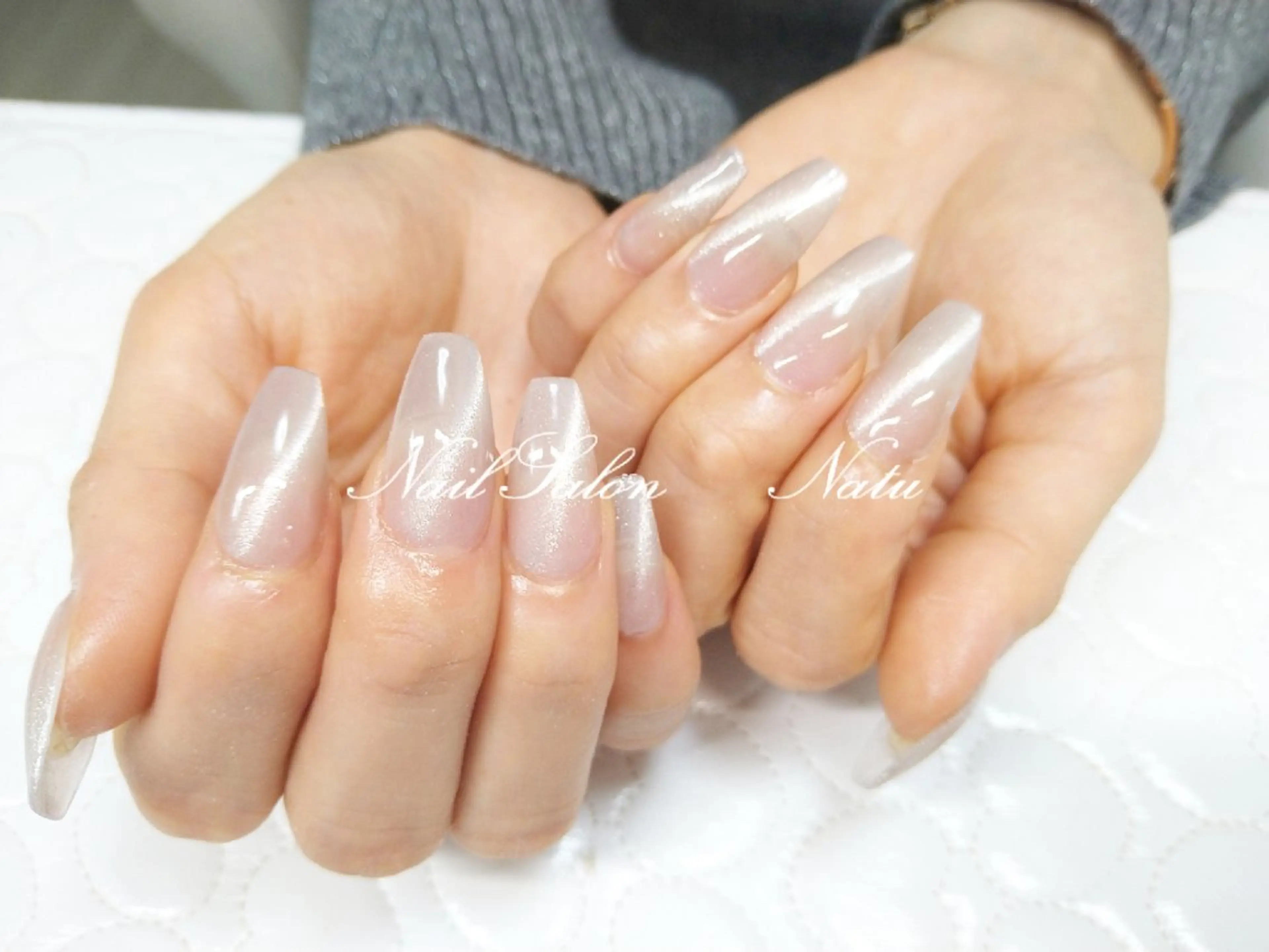 ネイル 長さ出し マグネットネイル nailsalon　 Natuのネイルデザイン