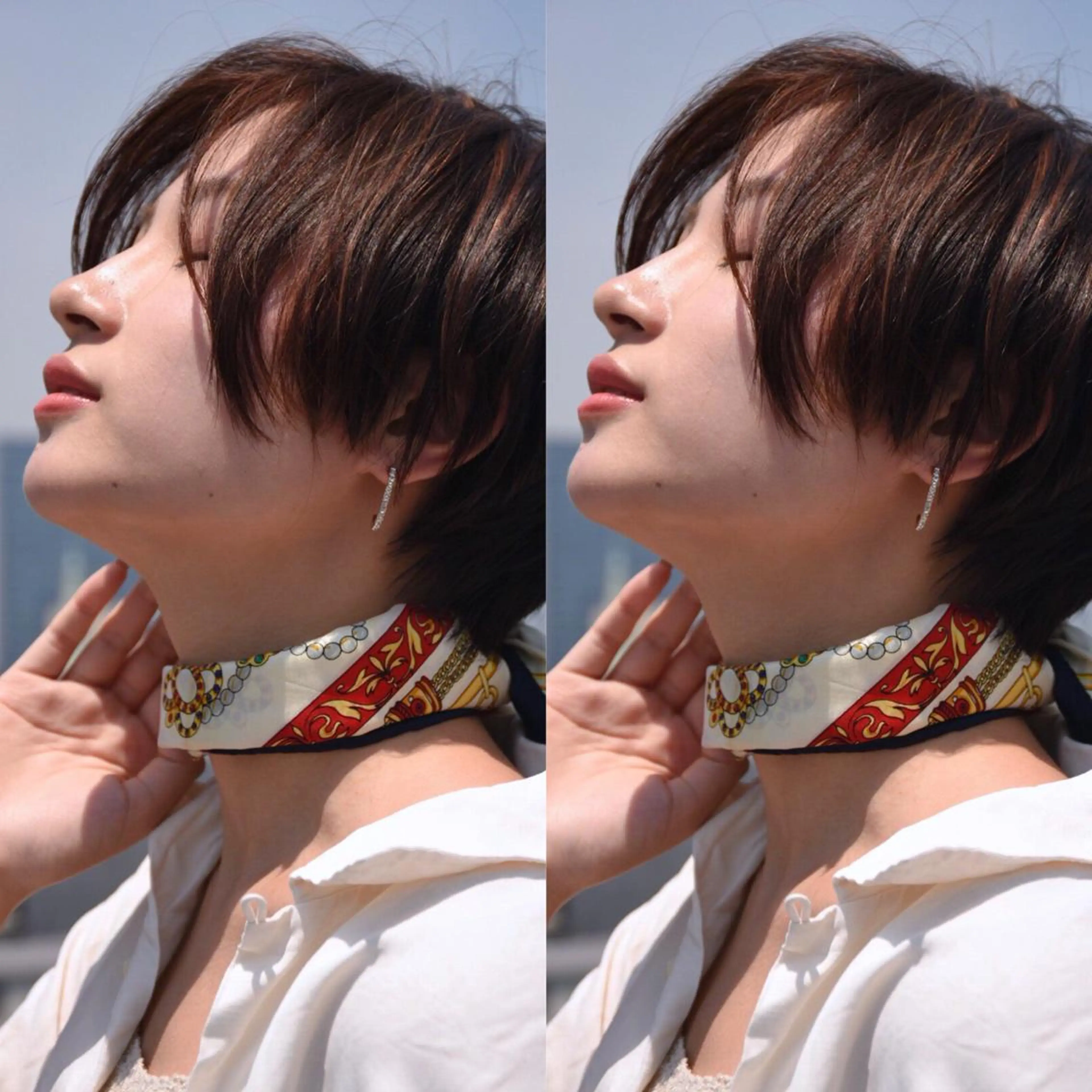 ショート パーマ ショートヘア 銀座No.1髪質改善 縮毛矯正/本木のヘアスタイル