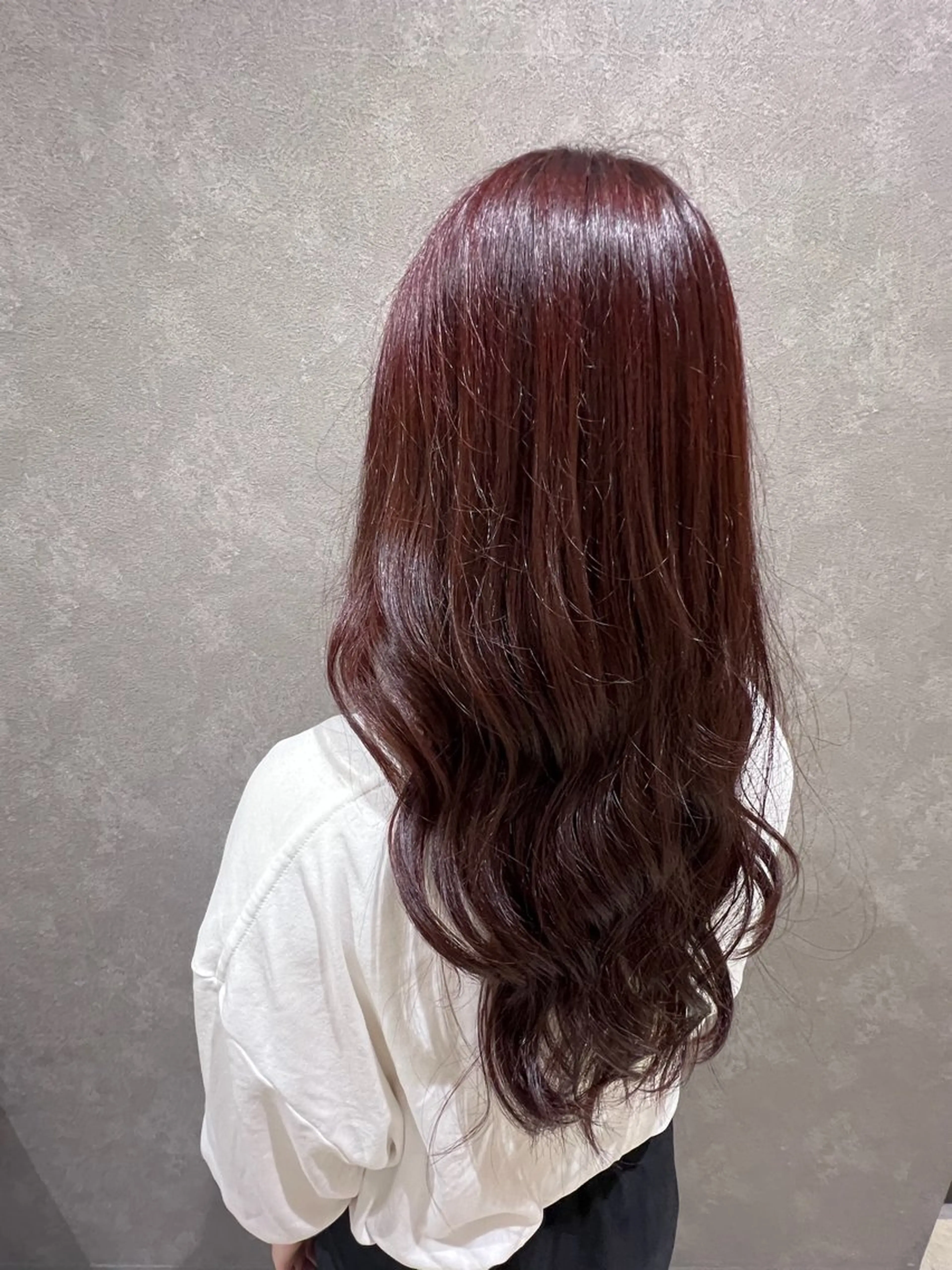 カラー ピンクカラー Lee天王寺 Rinのヘアスタイル