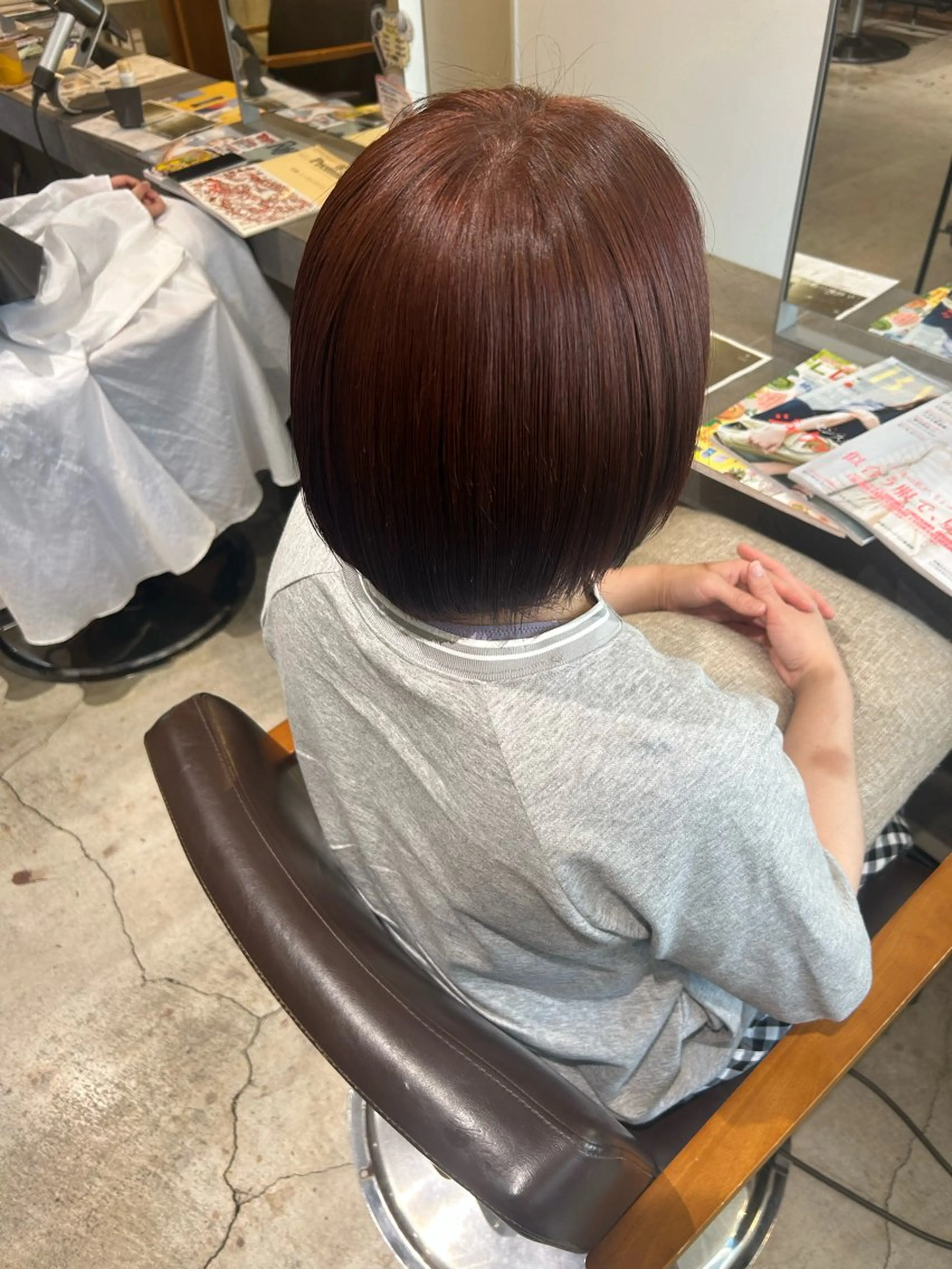 カラー 渕 克嘉のヘアスタイル
