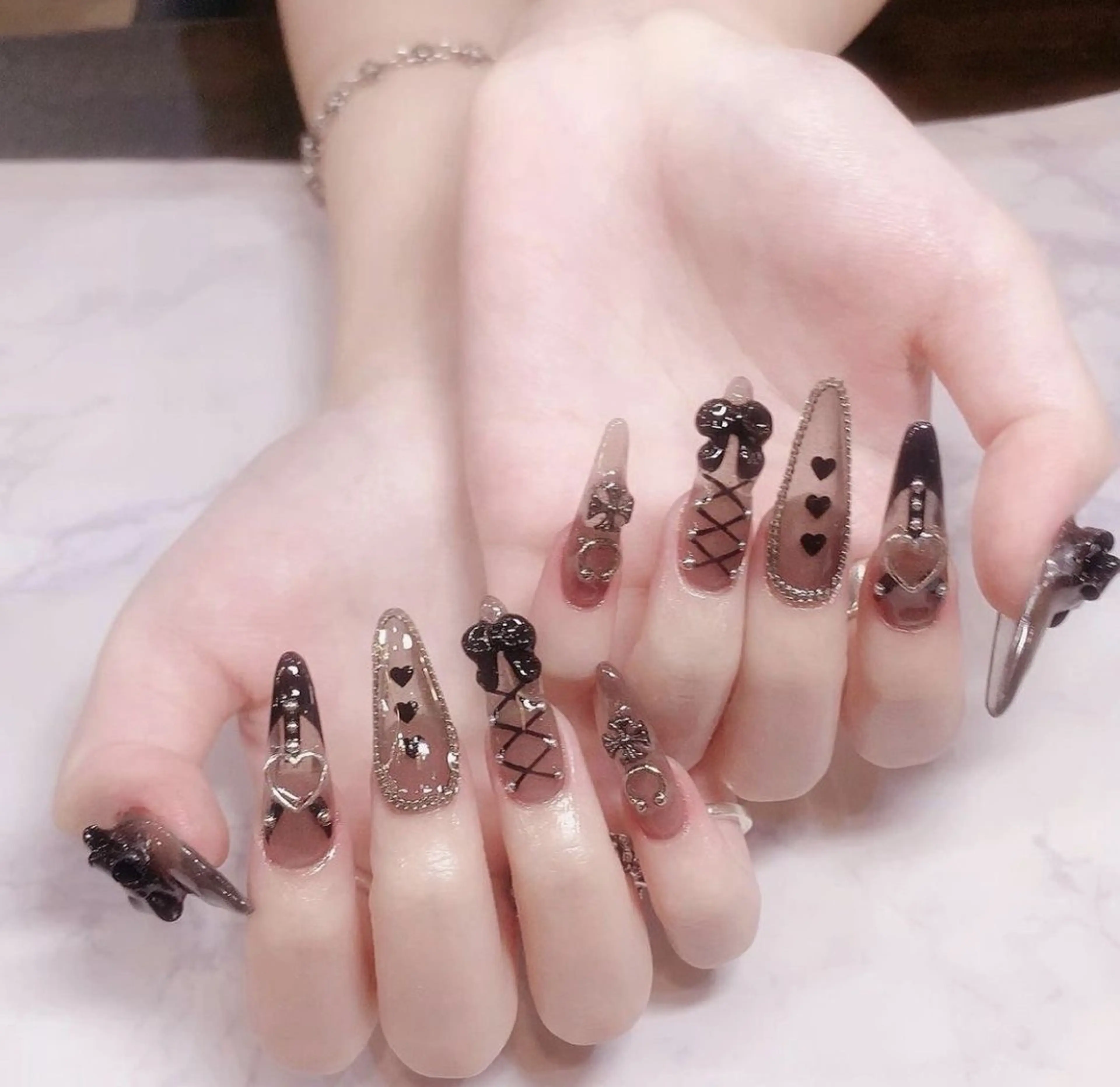 ネイル チークネイル フットネイル フレンチネイル グラデーション 韓国ネイル Yuki nail staffのネイルデザイン