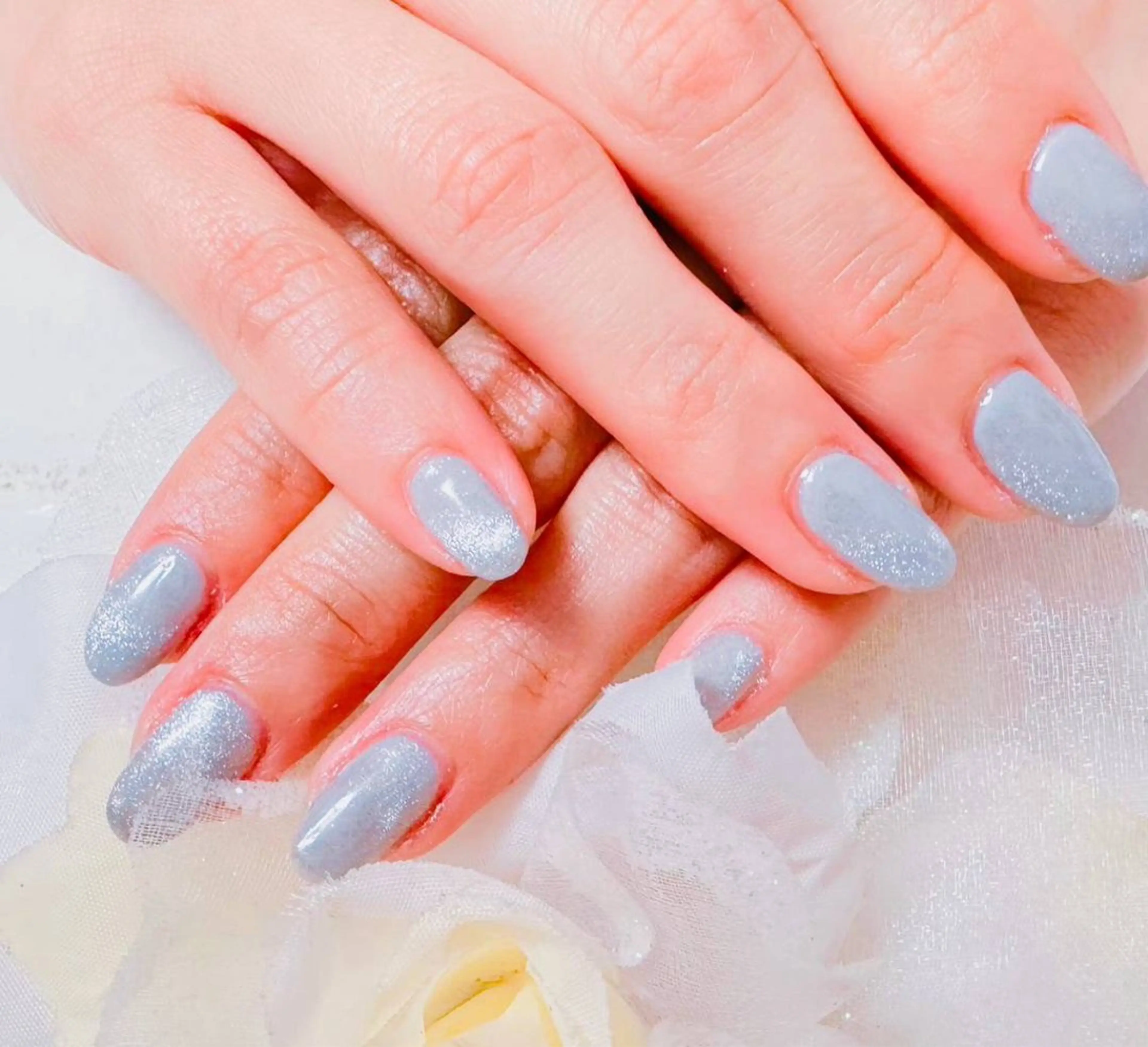 ネイル アートネイル 桜ネイル 長さ出し ジェルネイル ハート LUCIA(ルシア)所属・LUCIA 南柏ネイルサロンのネイルデザイン