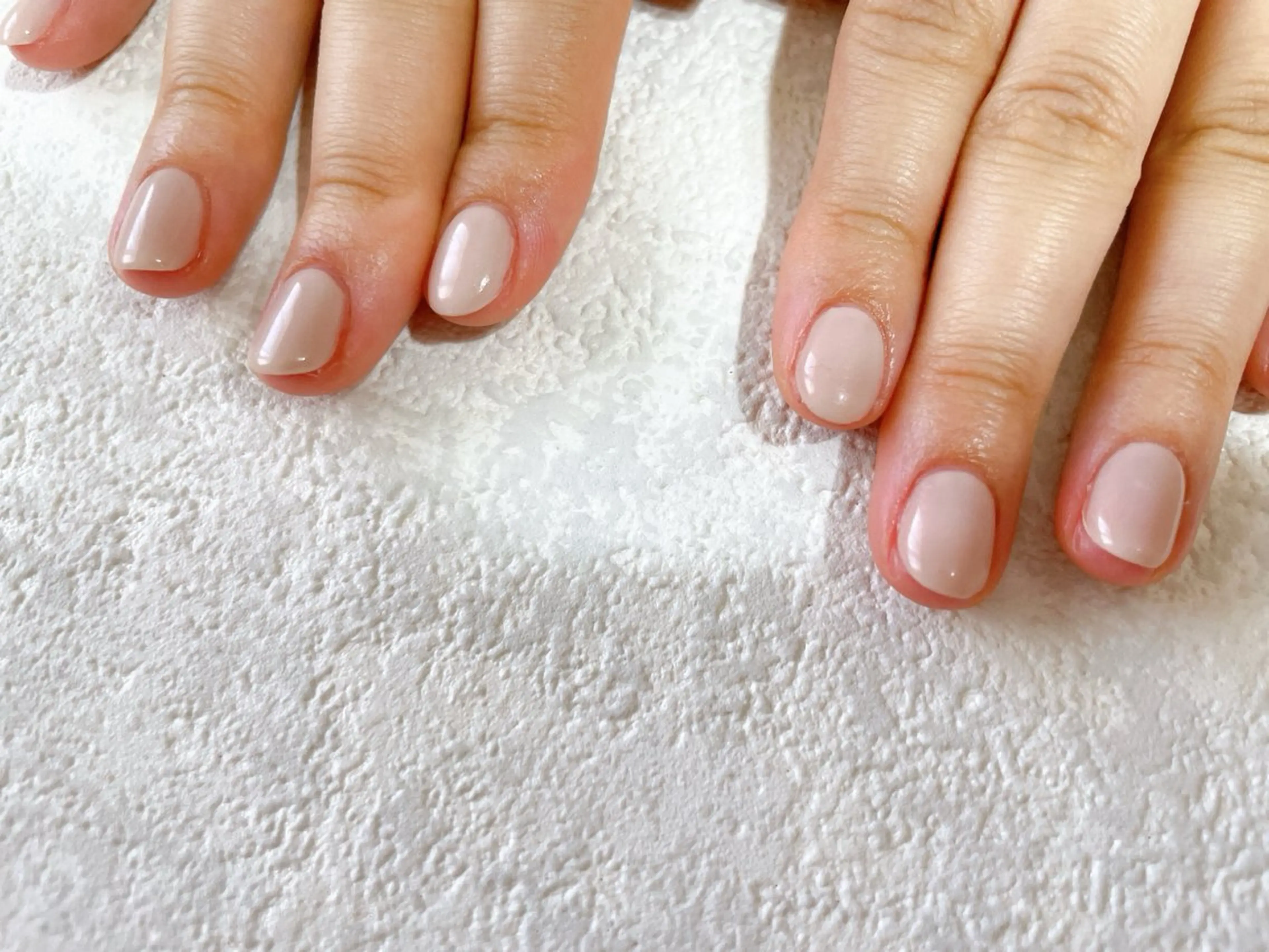 ネイル ジェルネイル 韓国ネイル ワンカラーネイル パラジェル 春ネイル kikinail 溝の口のネイルデザイン