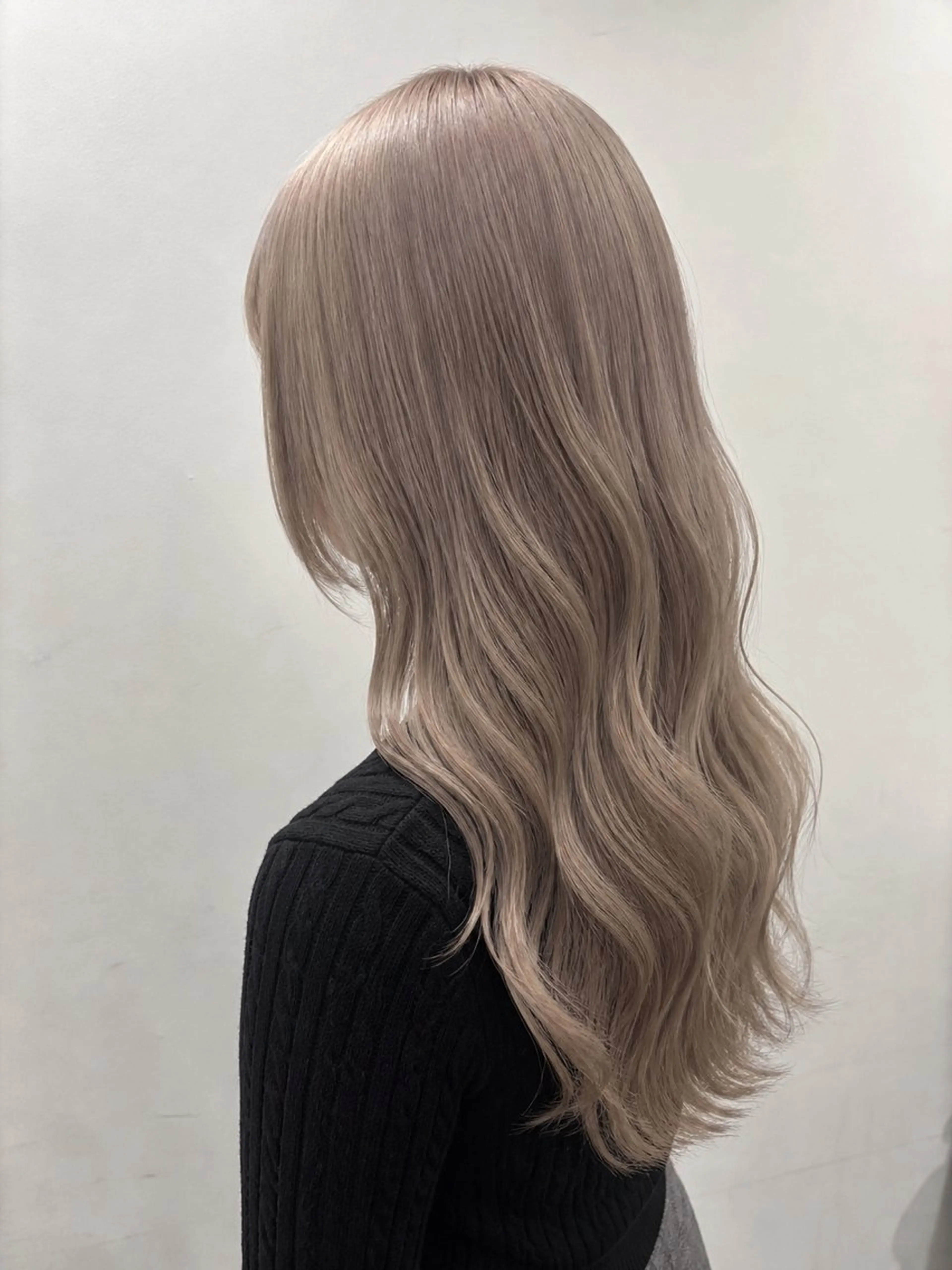 ロング カラー ヘアカラー トリートメント ヘッドスパ ハイトーン/ブリーチ 🦋デザイン森山陽向のヘアスタイル