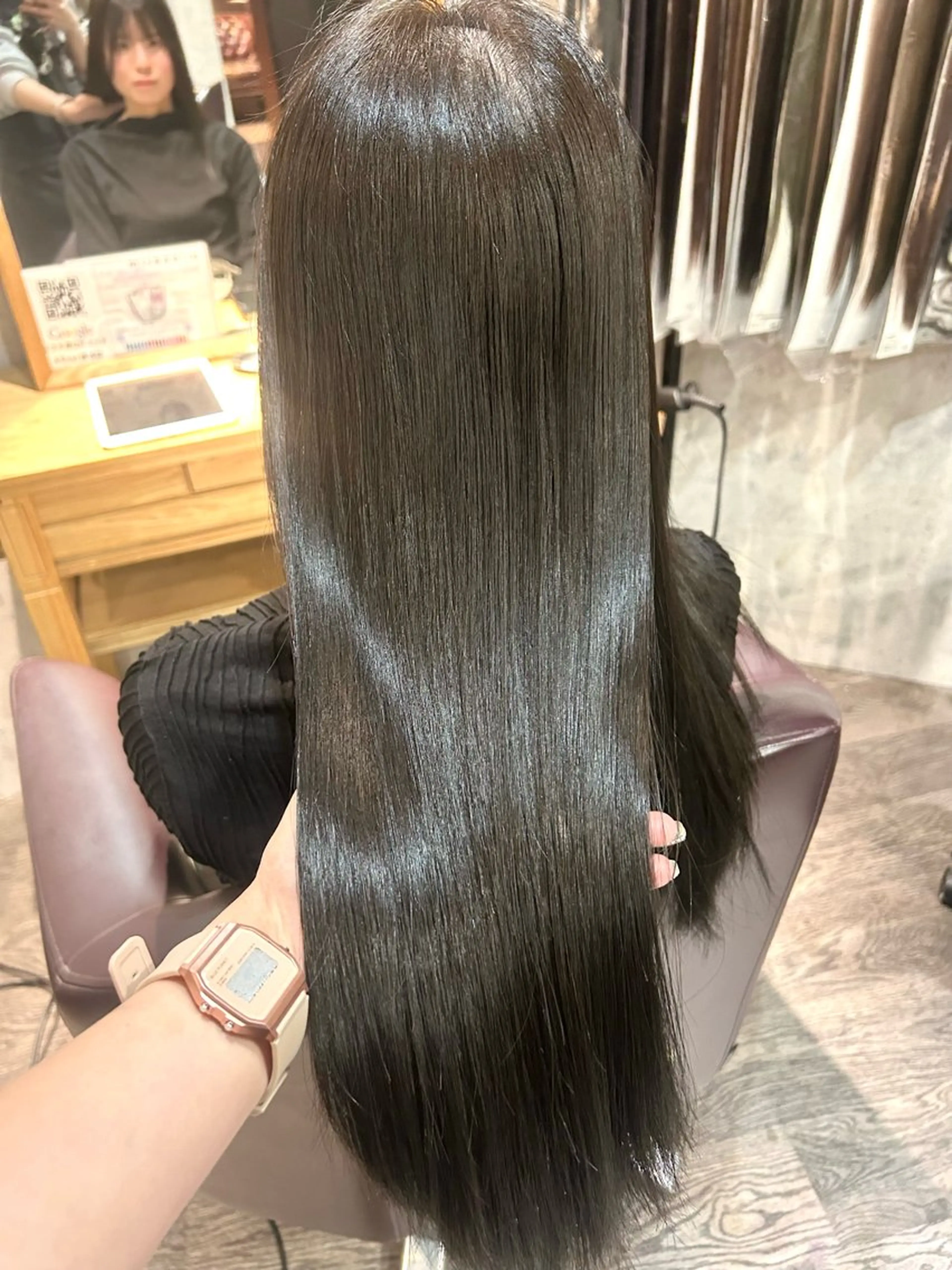 ミディアム カラー ブリーチ 透明感カラー ダブルカラー グレージュ ブリーチなしカラー ヘアカラー パーソナルカラー 診断🍀マリンのヘアスタイル