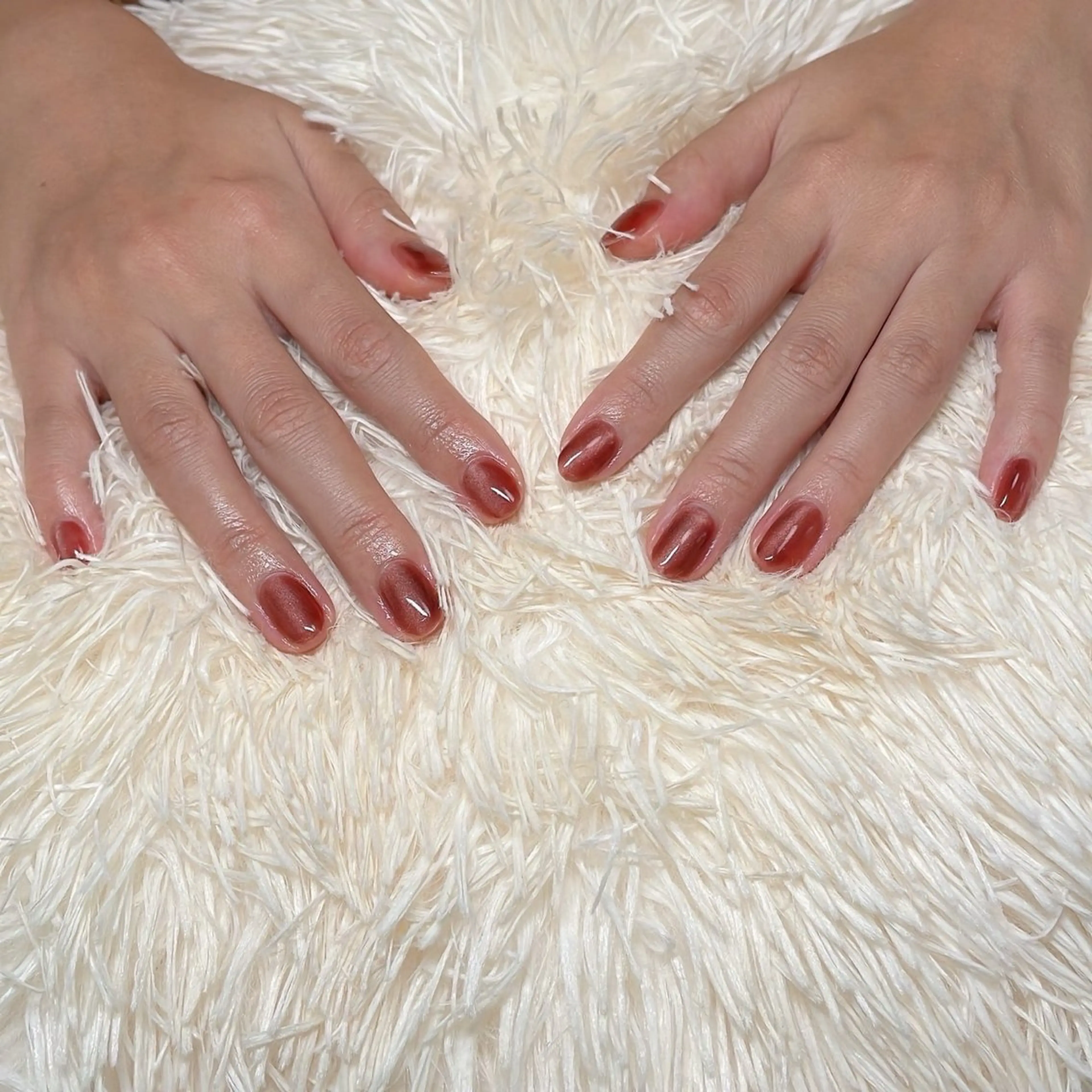 ネイル マグネットネイル ワンカラーネイル ネイルサロン leafyのネイルデザイン