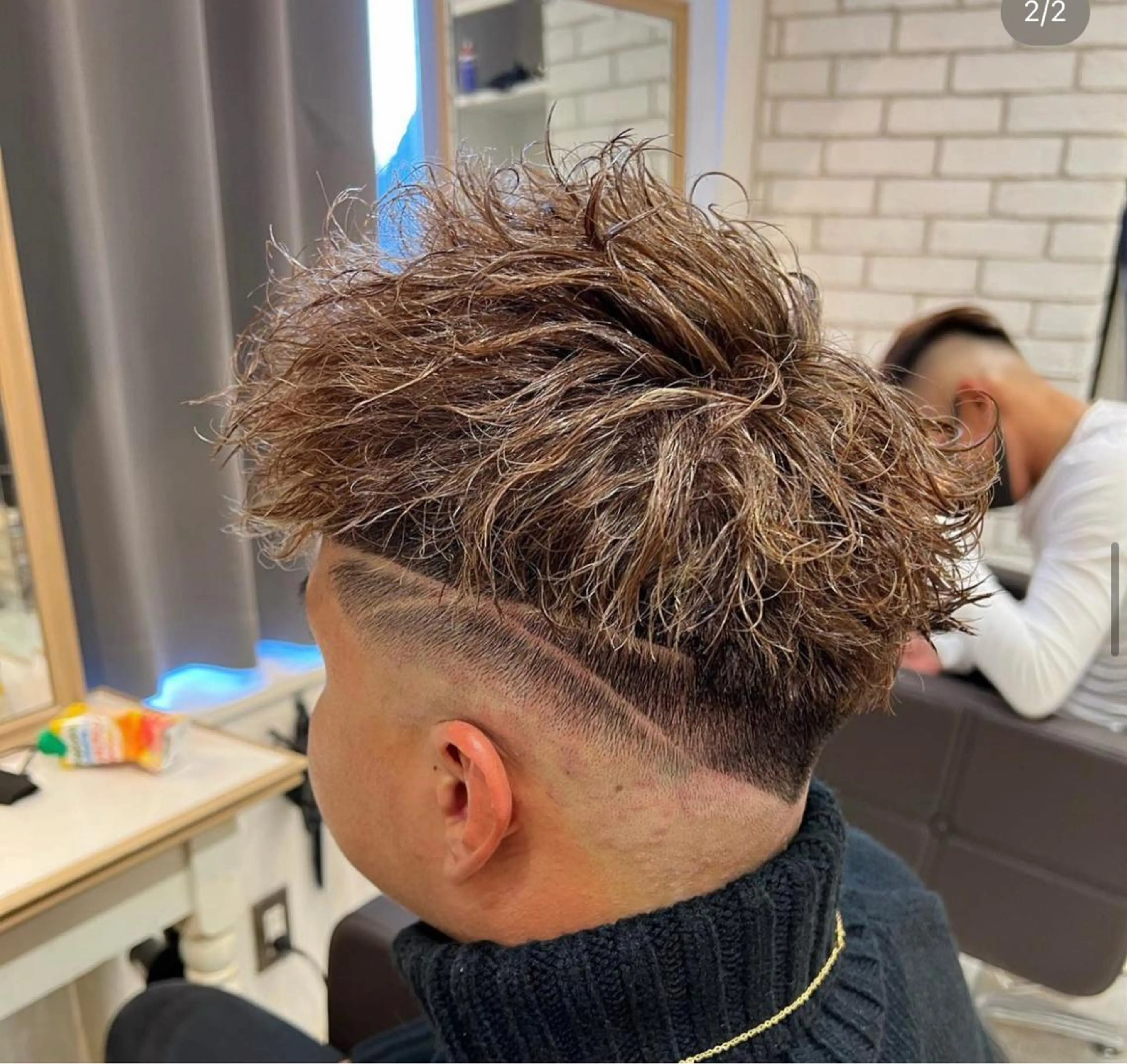 ショート パーマ メンズ 💈men's💈 satoru中目黒のヘアスタイル