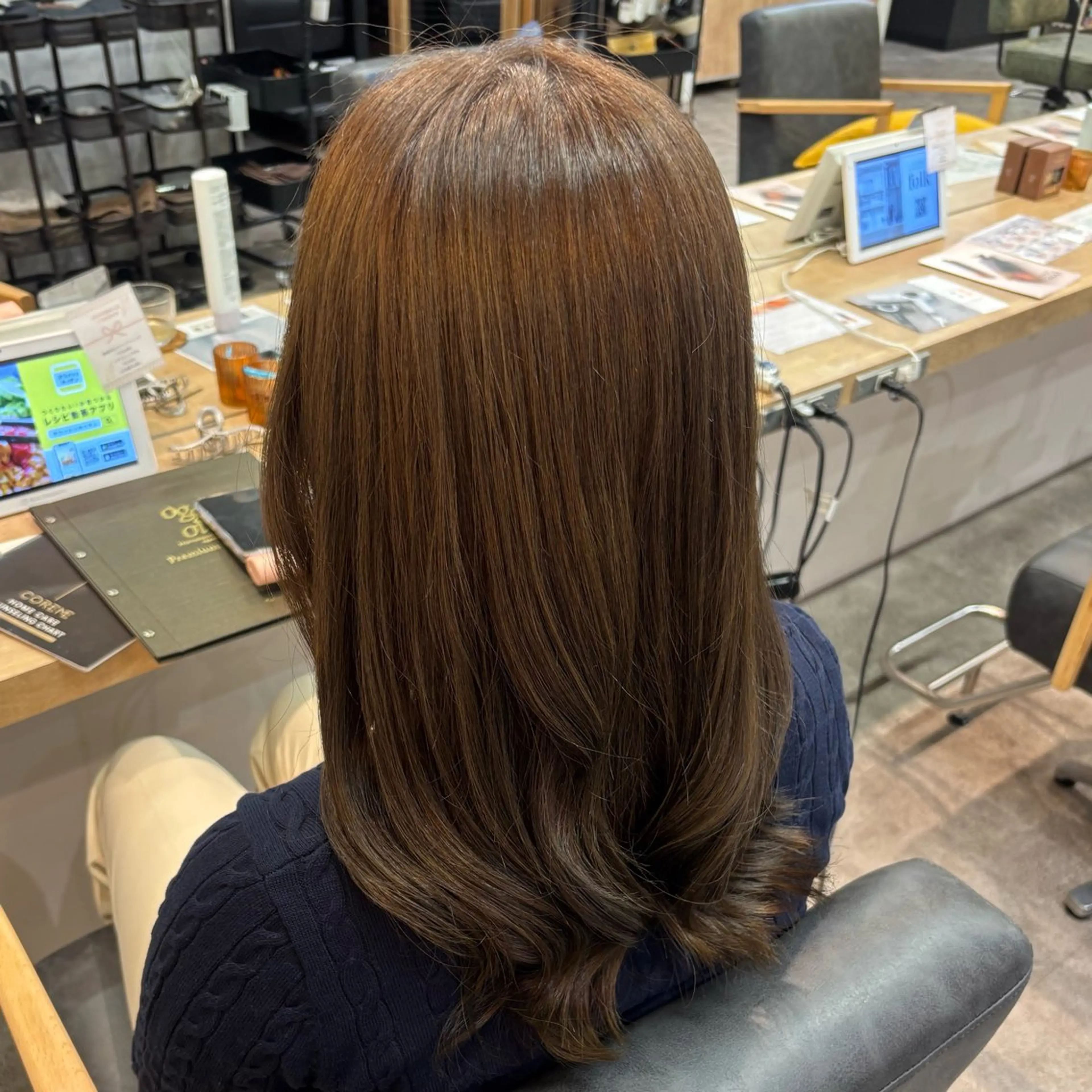 カラー ヘアカラー トリートメント 銀座🪞アレンジ/ オリーブ：airi♡のヘアスタイル