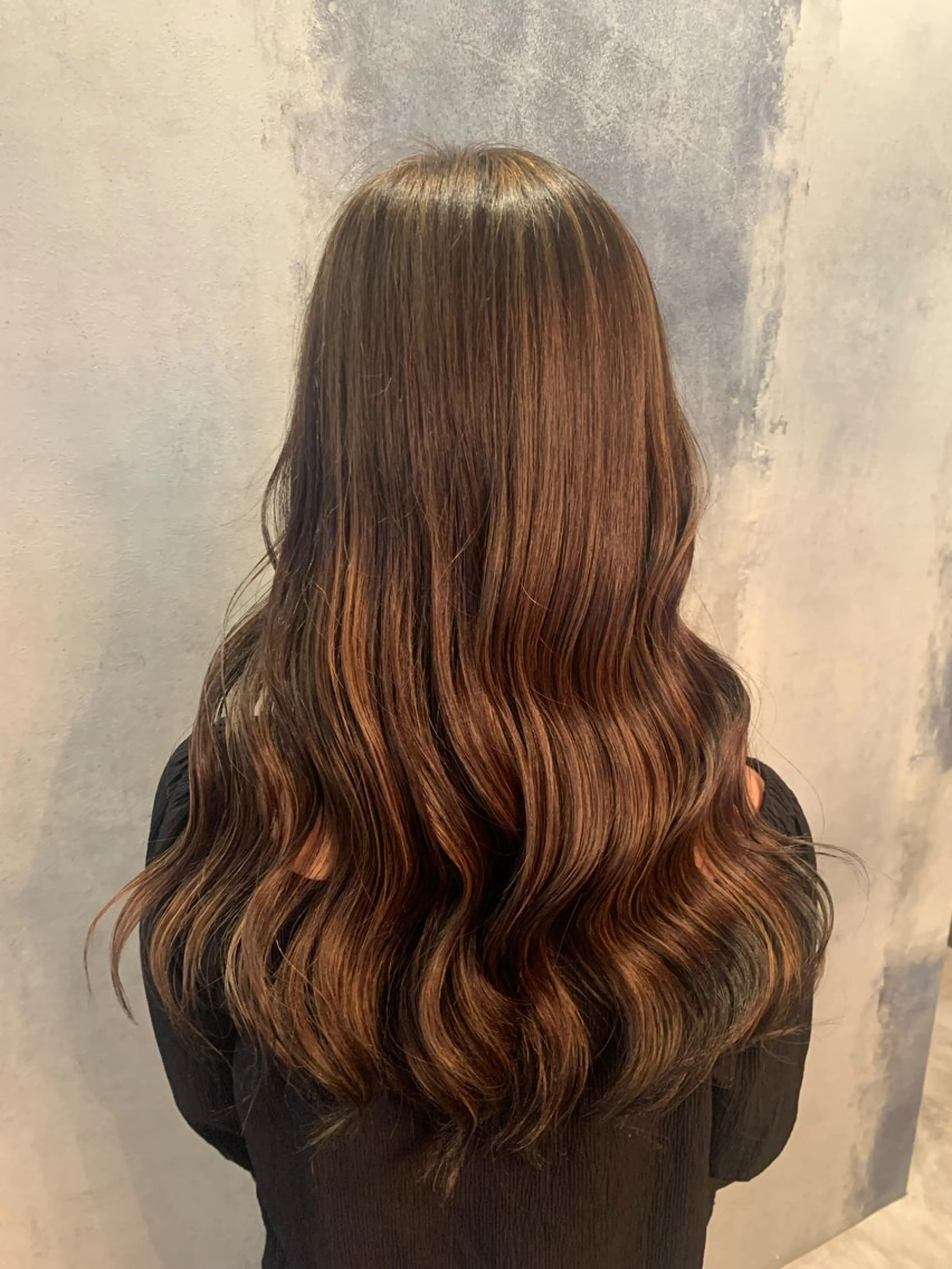 ロング ヘアカラー トリートメント LOARK HAIR 市川笑瑠のヘアスタイル