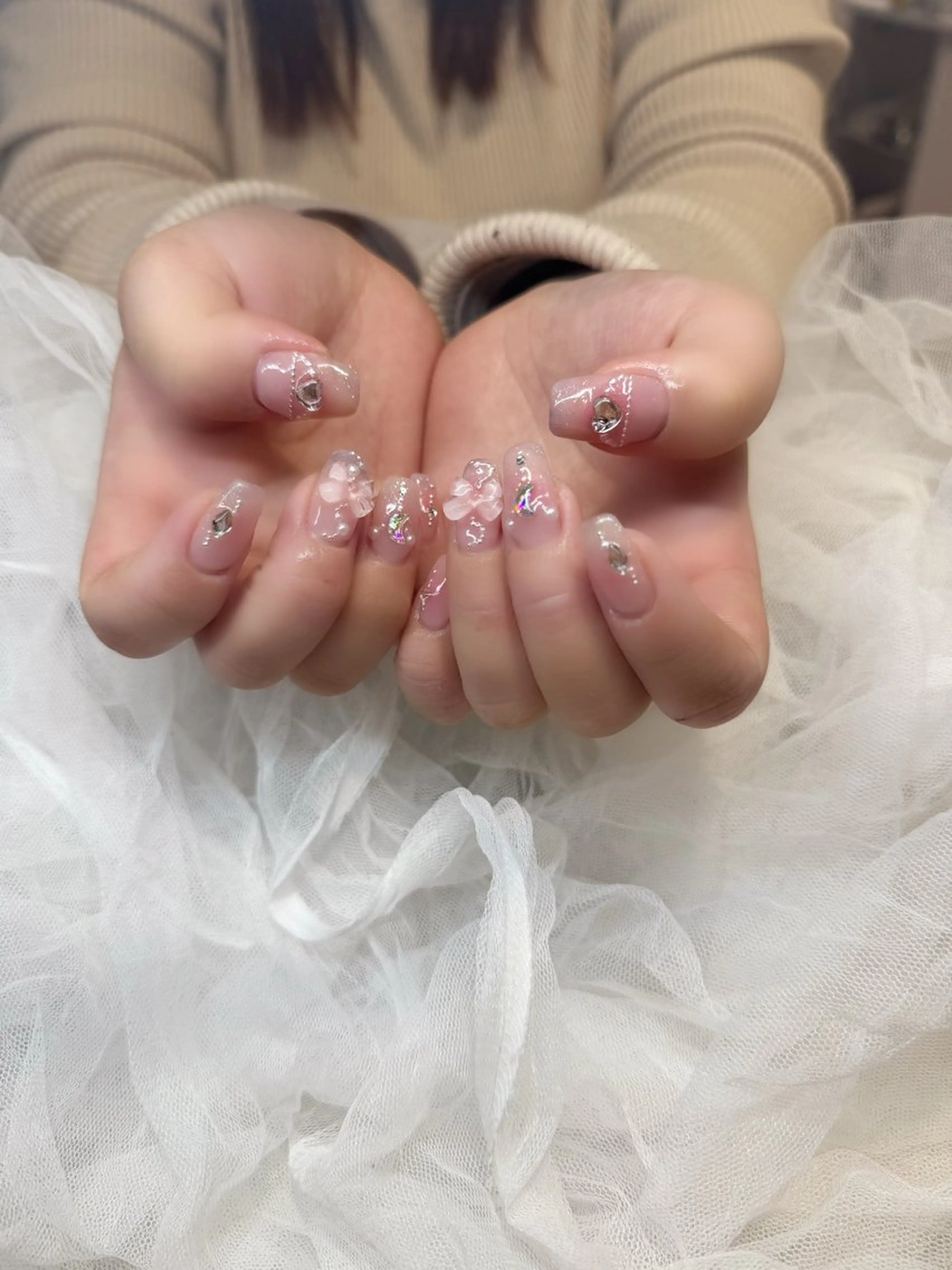 ネイル ハンドネイル 新井 ひなののネイルデザイン