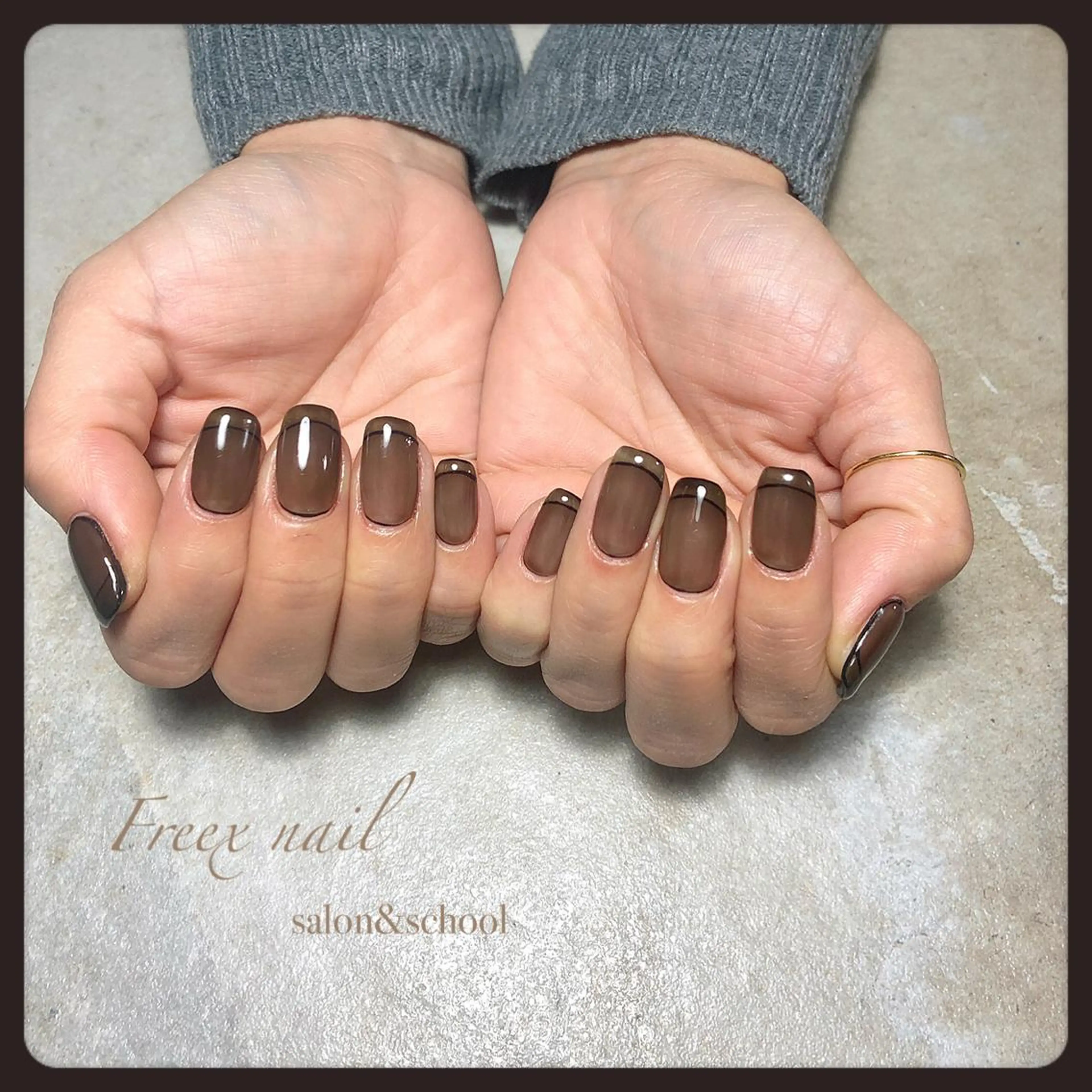 ネイル 持ち込み freex nail /ニュアンス/個性派のネイルデザイン