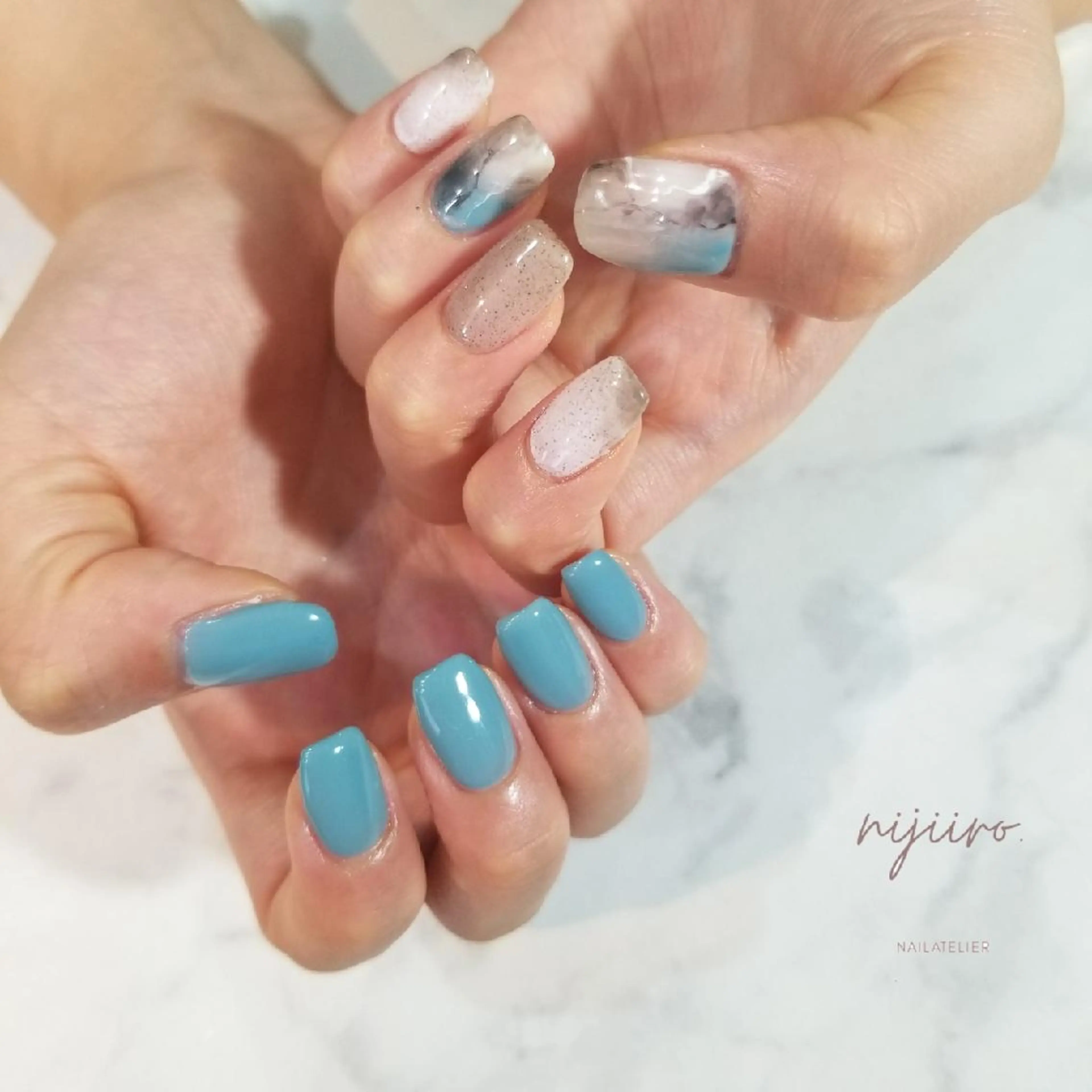 ネイル ハンドネイル nijiiro🌈 サトウのネイルデザイン