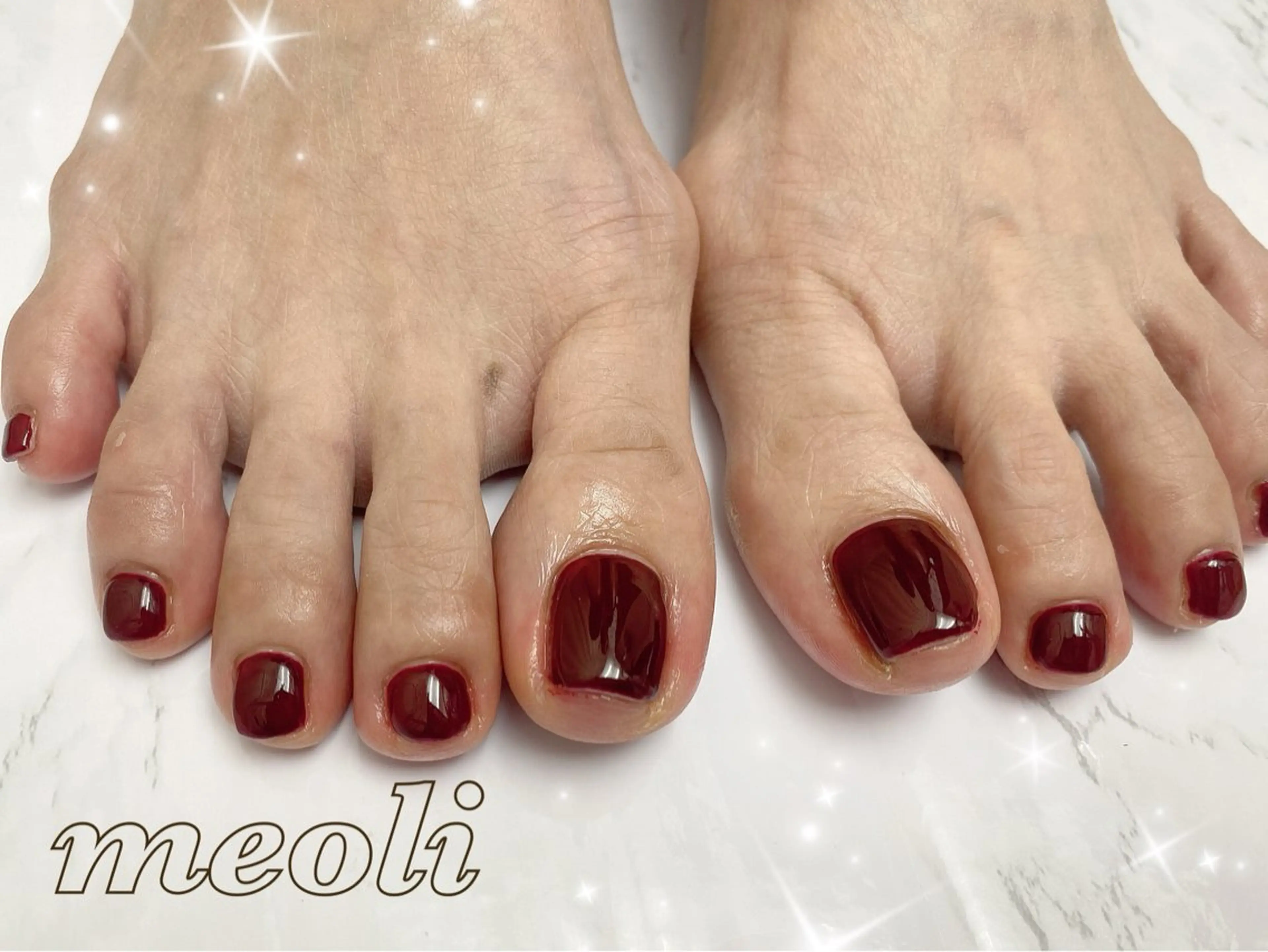 ネイル フットネイル nail salon meoli メグのネイルデザイン