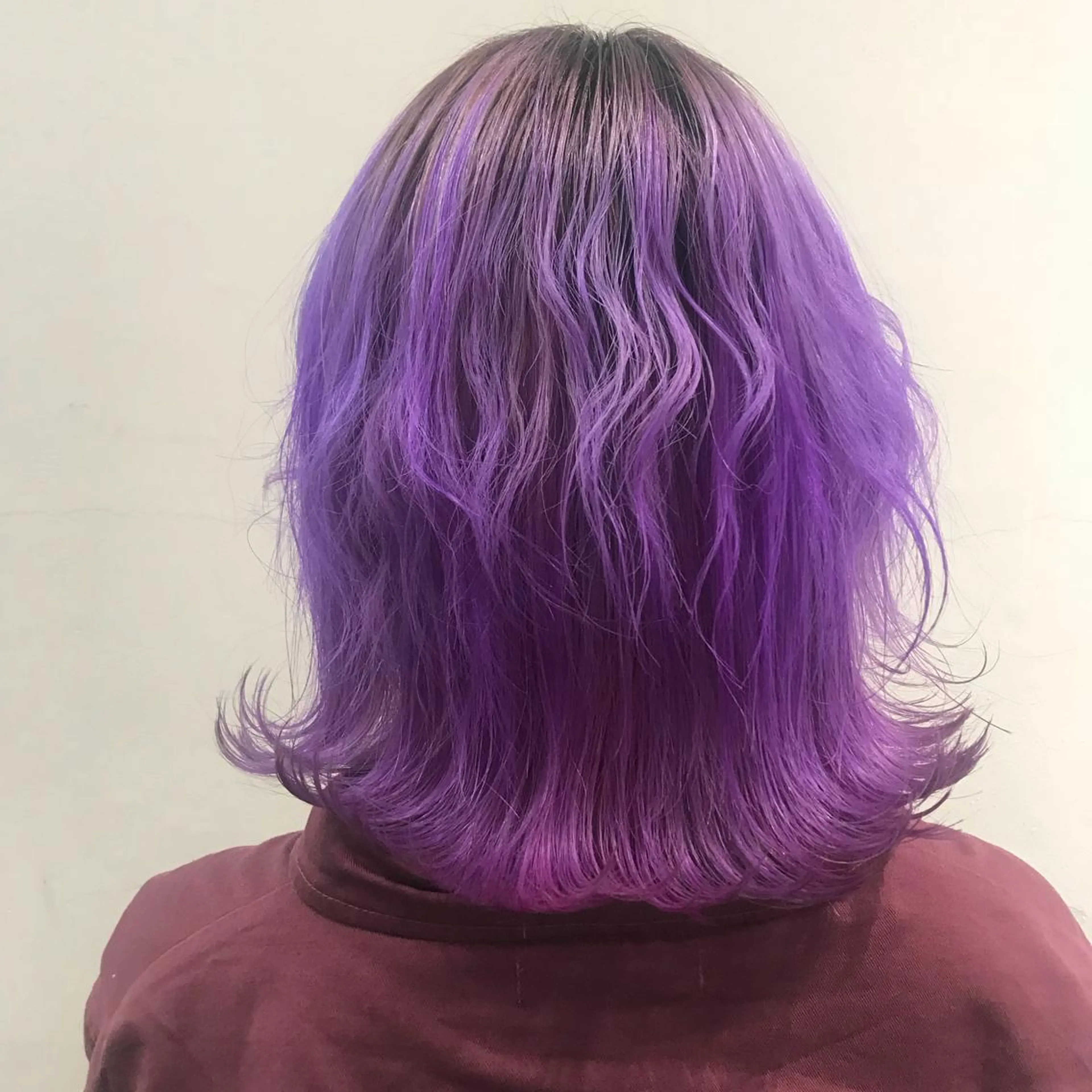 ミディアム ヘアカラー サイレント美容師 アイリィのヘアスタイル