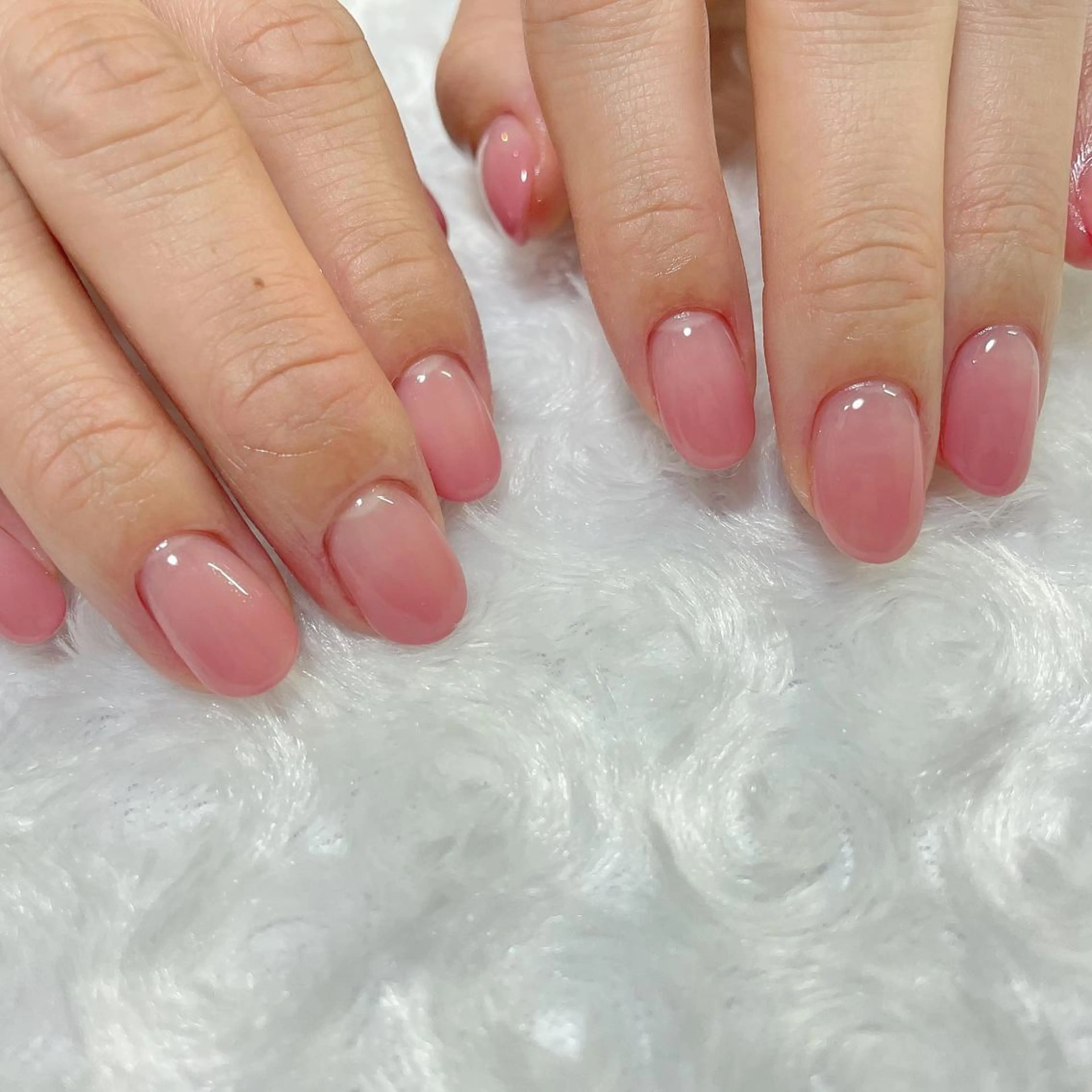 グラデーションネイル　オフ無の写真