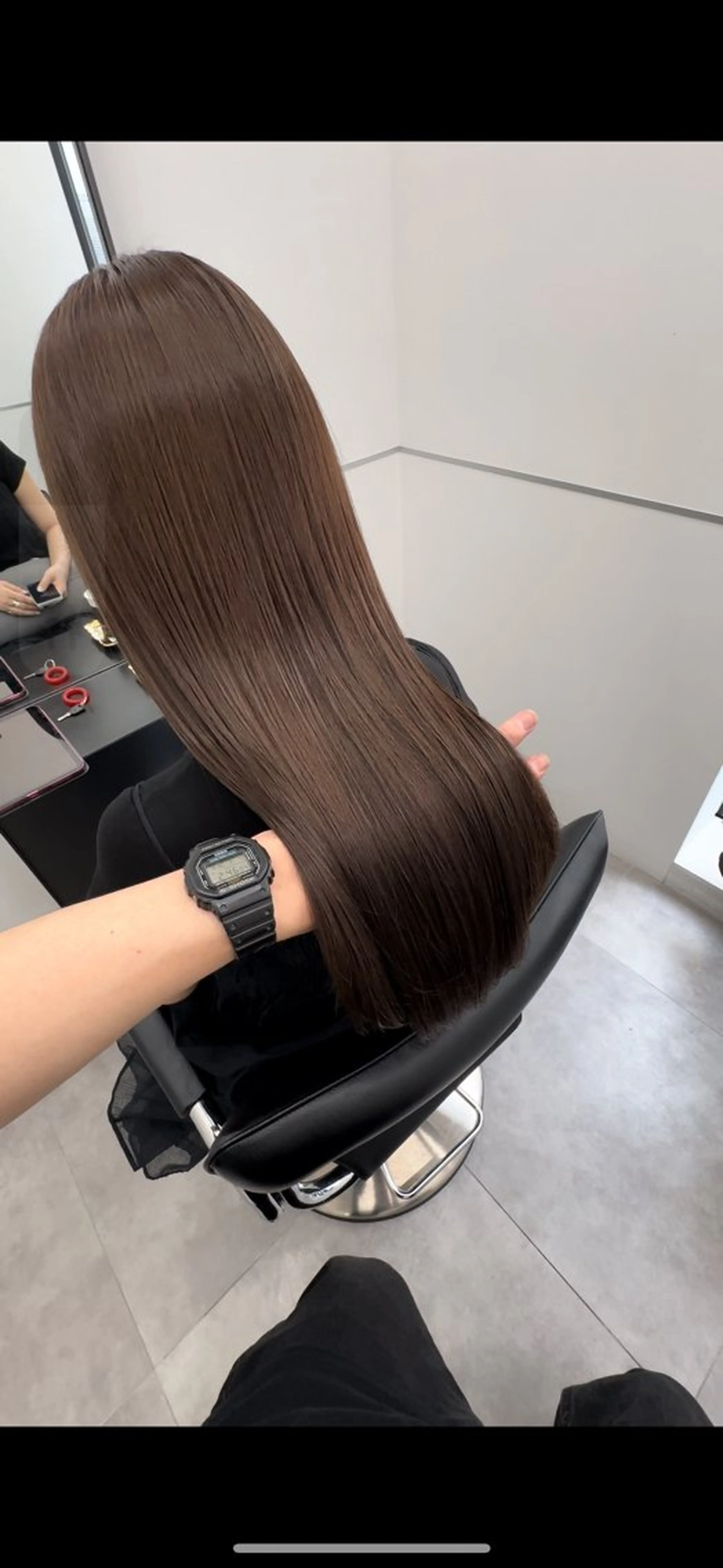 ロング カラー ヘアカラー トリートメント 髪質改善 /ツヤ髪/植竹偉吹のヘアスタイル