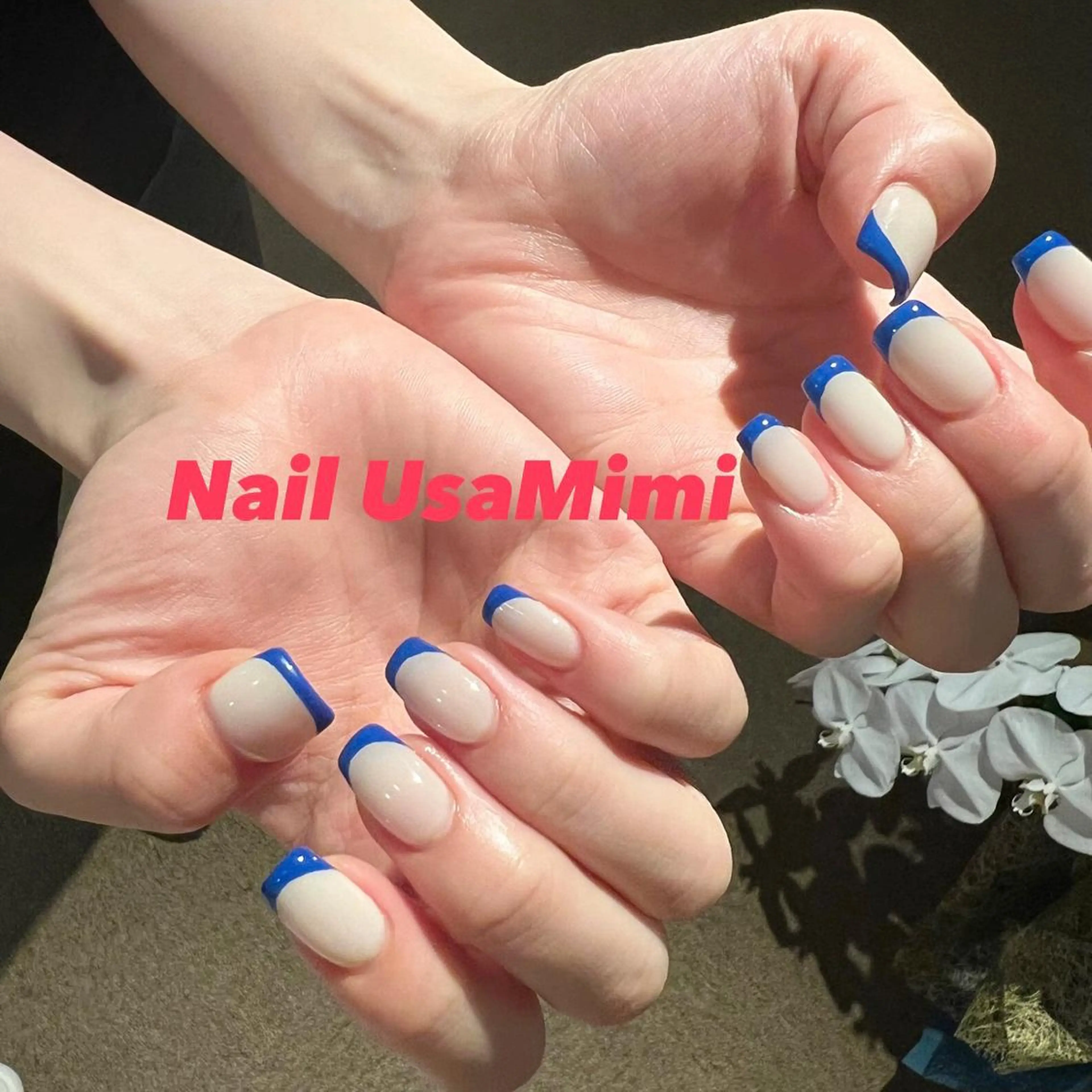 ネイル クリアネイル フットネイル ジェルネイル マグネットネイル 持ち込み 本町ネイルNail UsaMimiのネイルデザイン