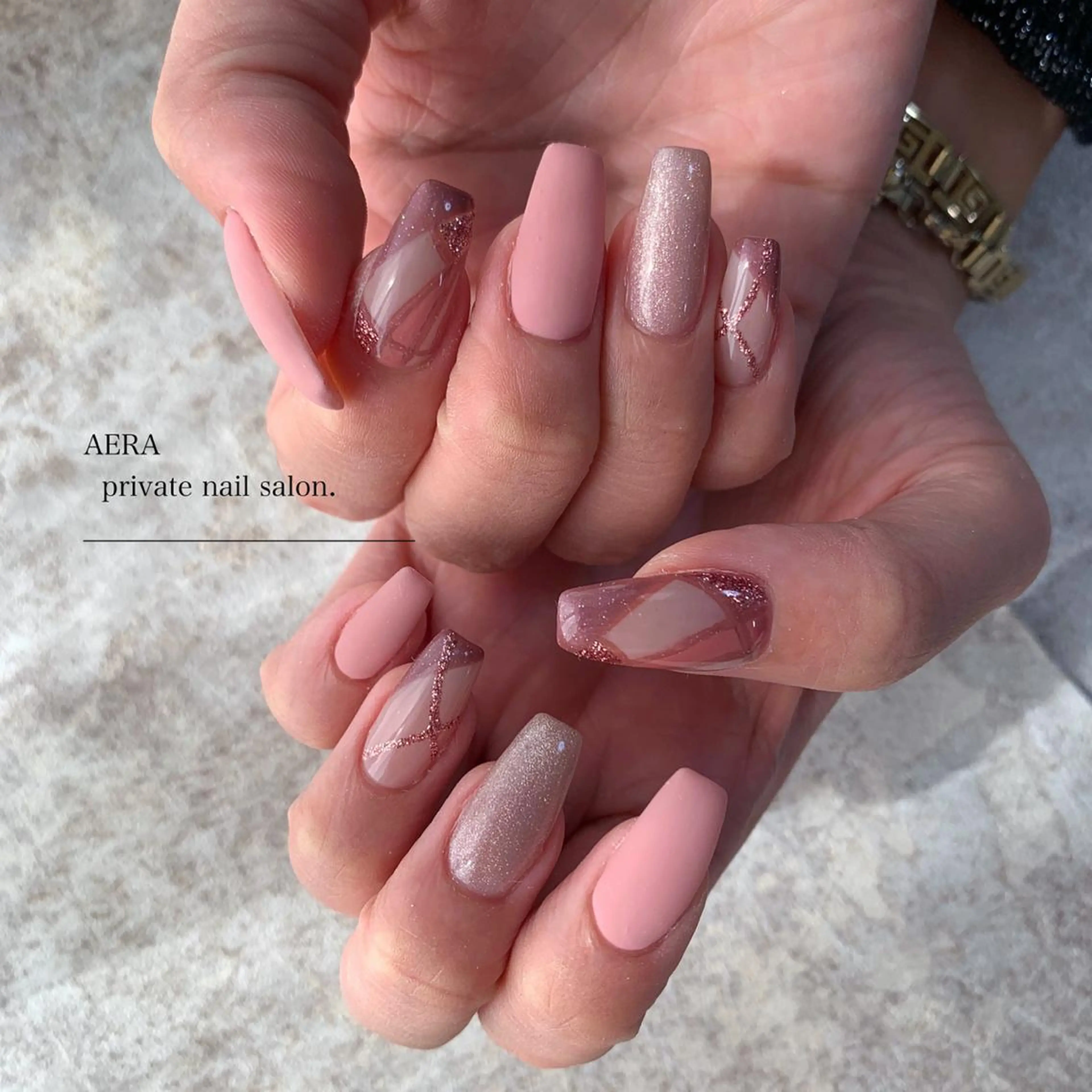 ネイル AERA nail shino🐱⸝꙳のネイルデザイン