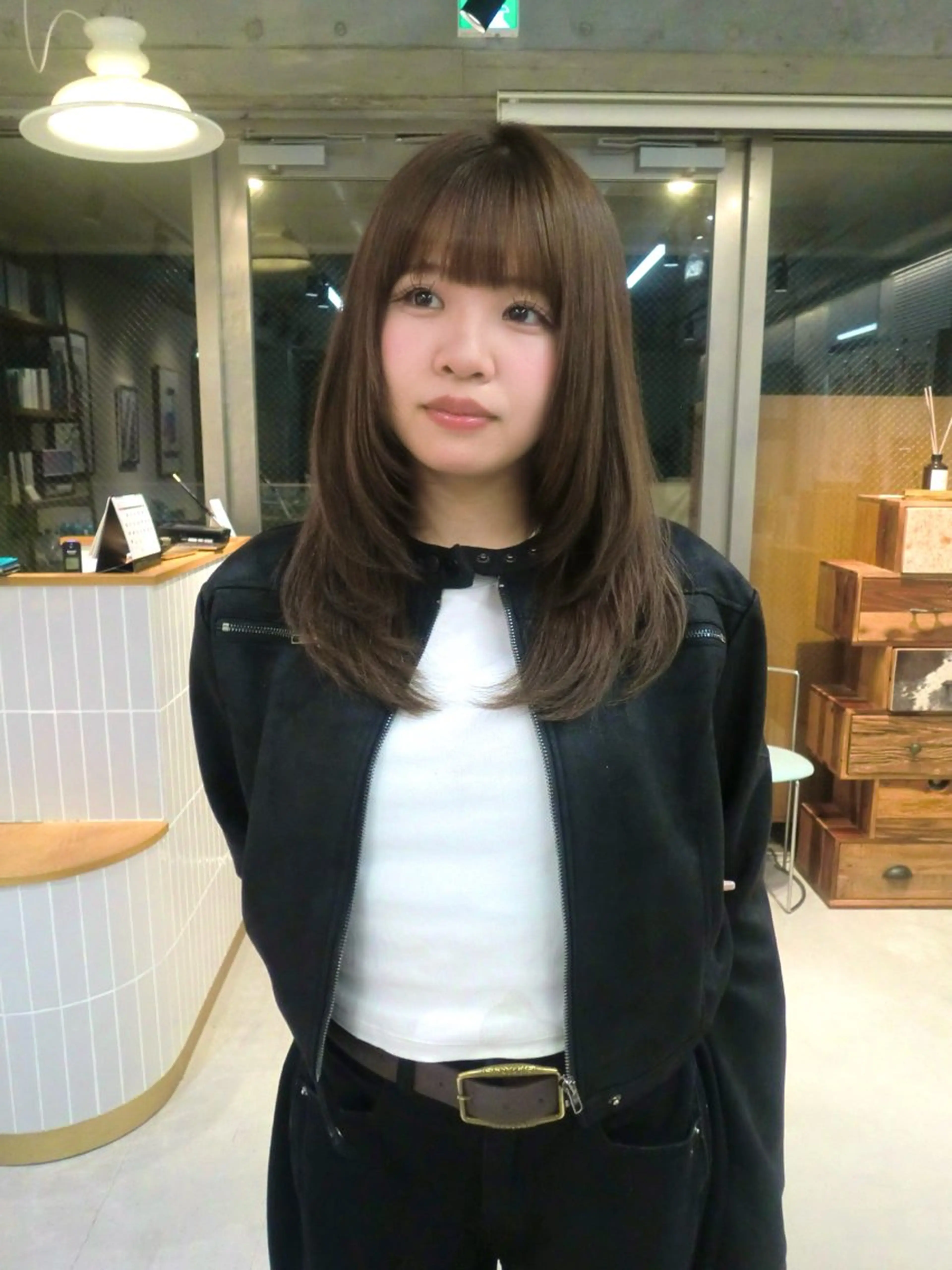 ミディアム ヘアカラー Elilume MIYUのヘアスタイル
