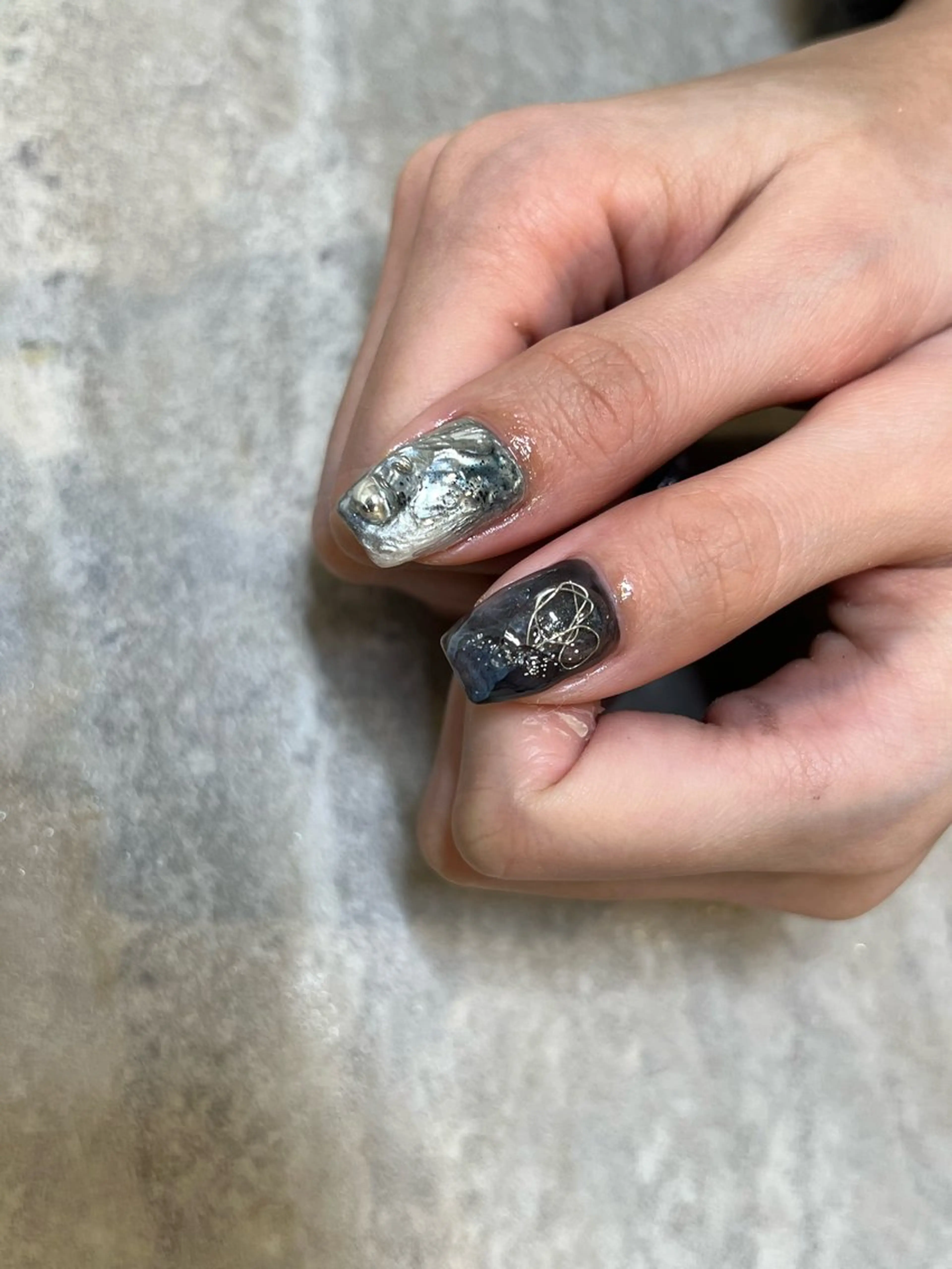 ネイル ニュアンスネイル ハンドネイル フットネイル U'i ｳｲのネイルデザイン