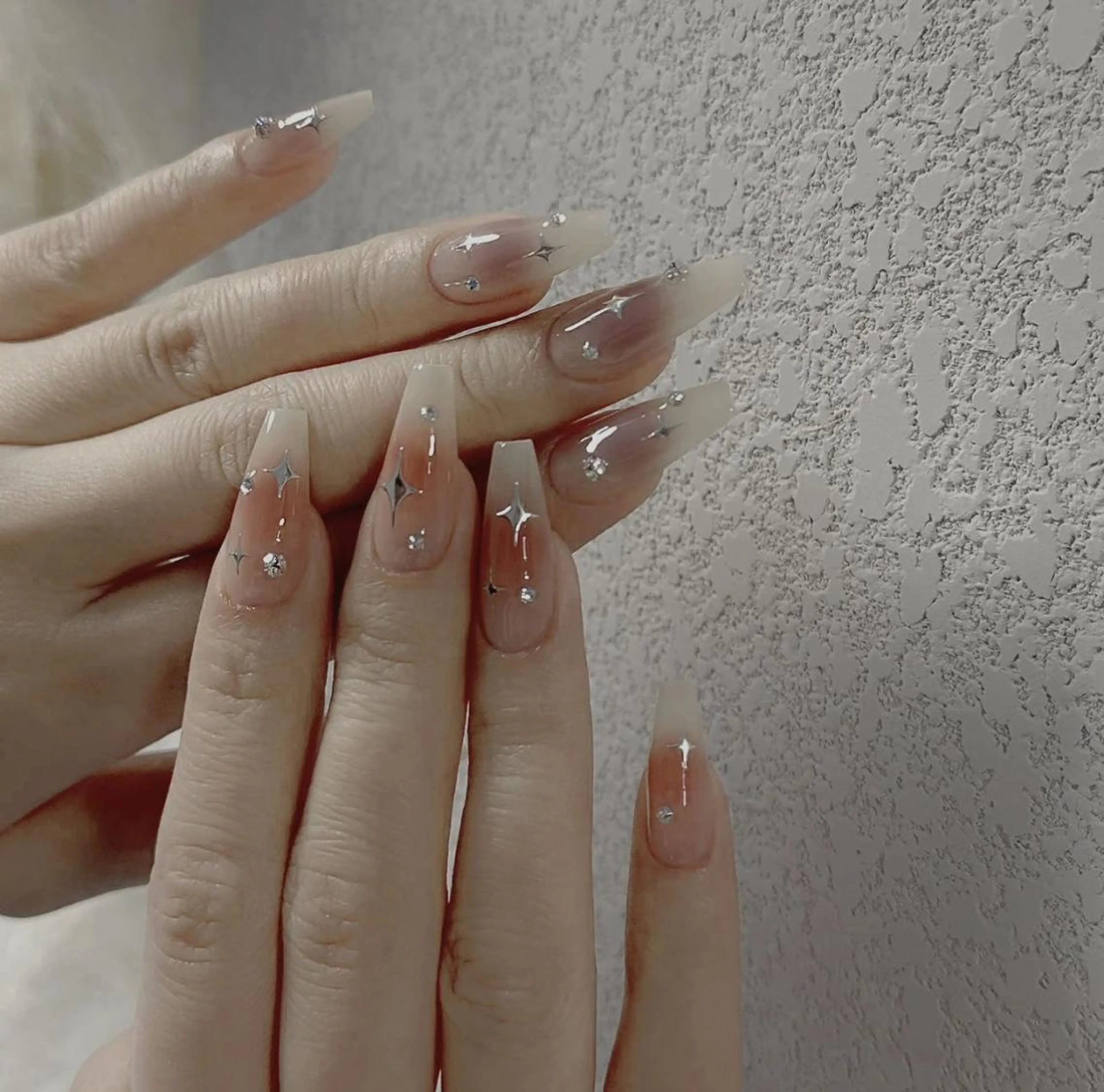 ネイル アートネイル 長さ出し ネイルチップ Queen's ゆなのネイルデザイン