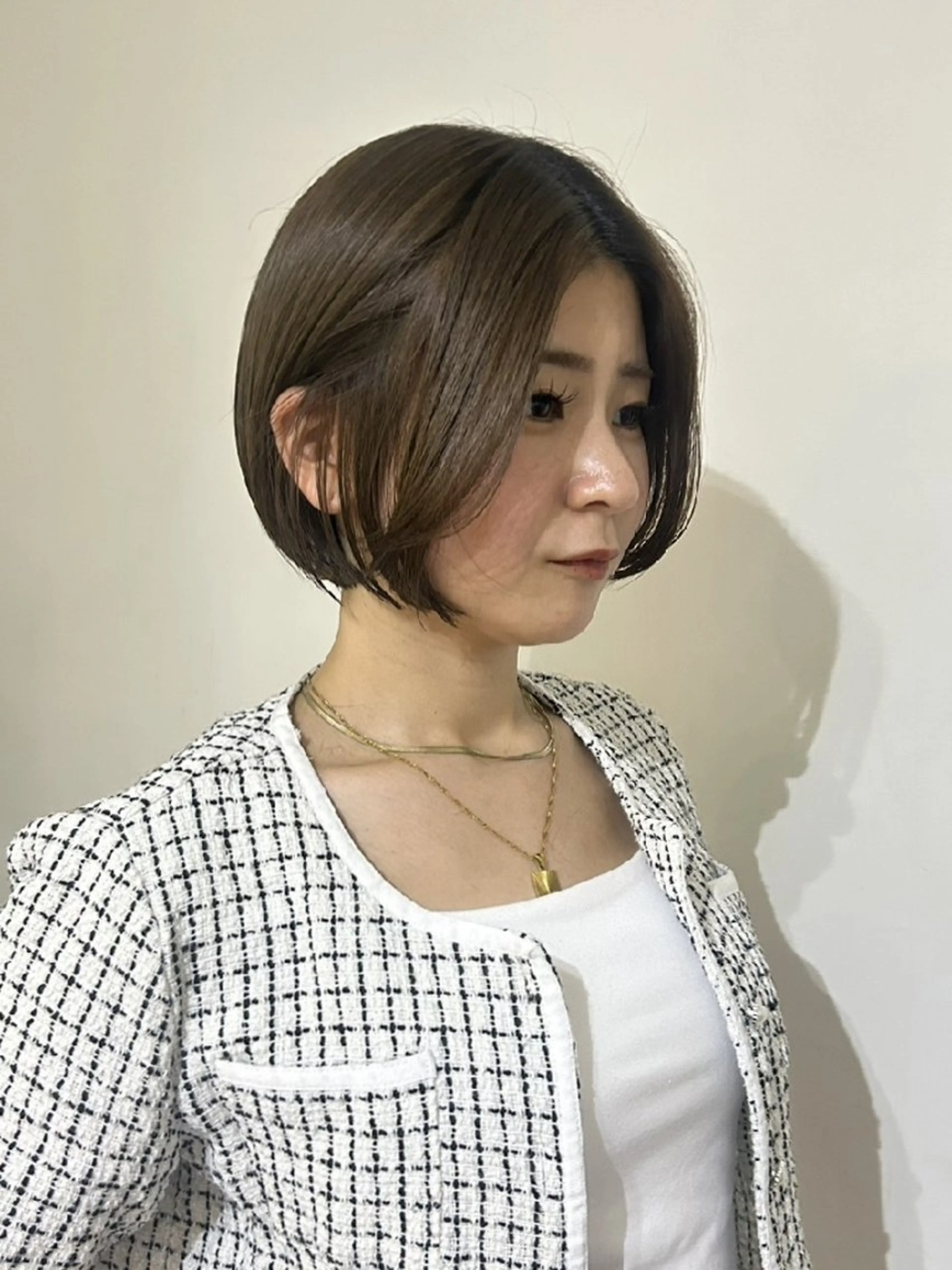 ショート ボブ カット トリートメント ボブ人気No,1✨ TAME副店長のヘアスタイル