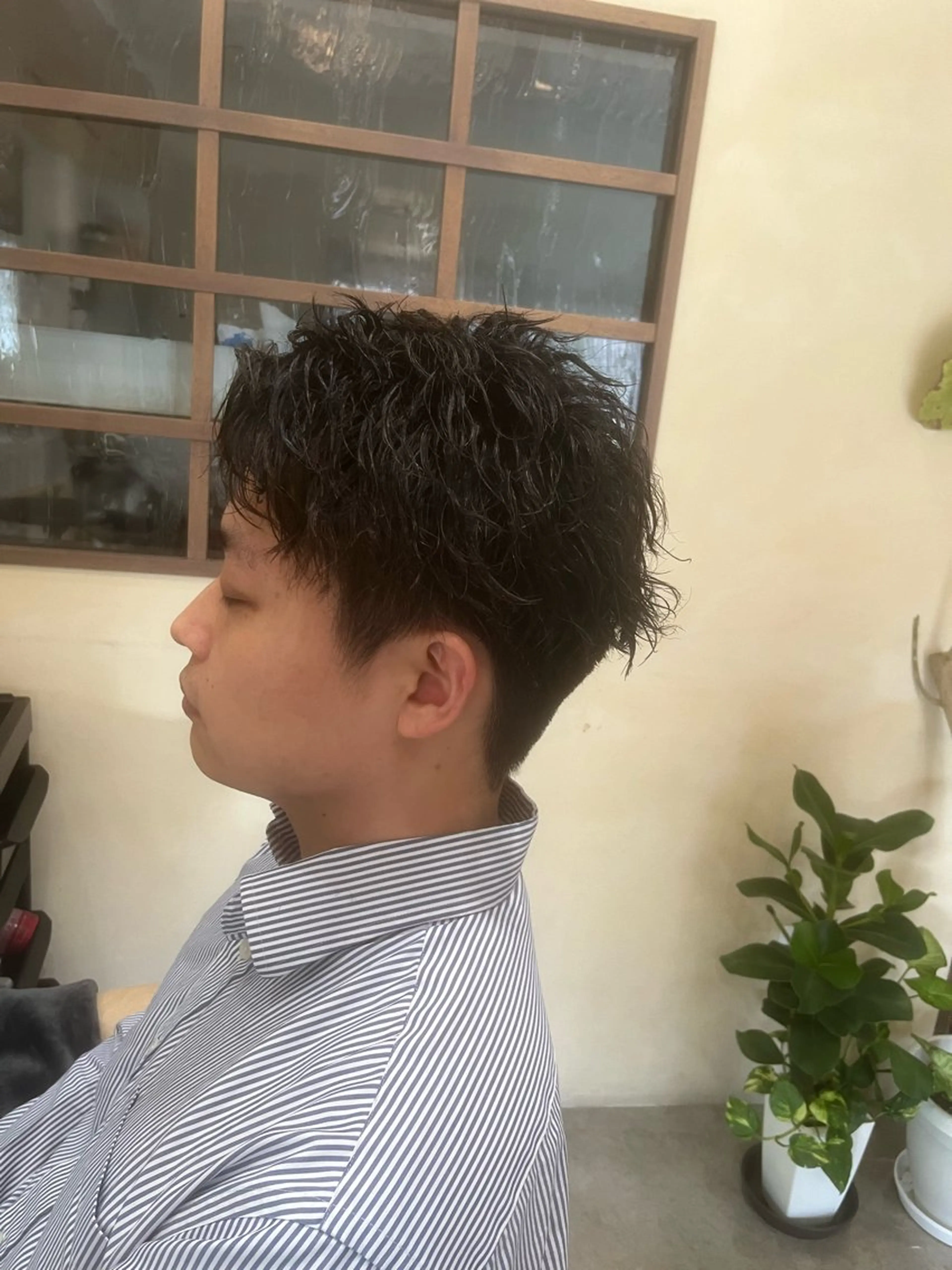 ショート メンズ カット パーマ トリートメント 鹿児島 TSUBASAのヘアスタイル