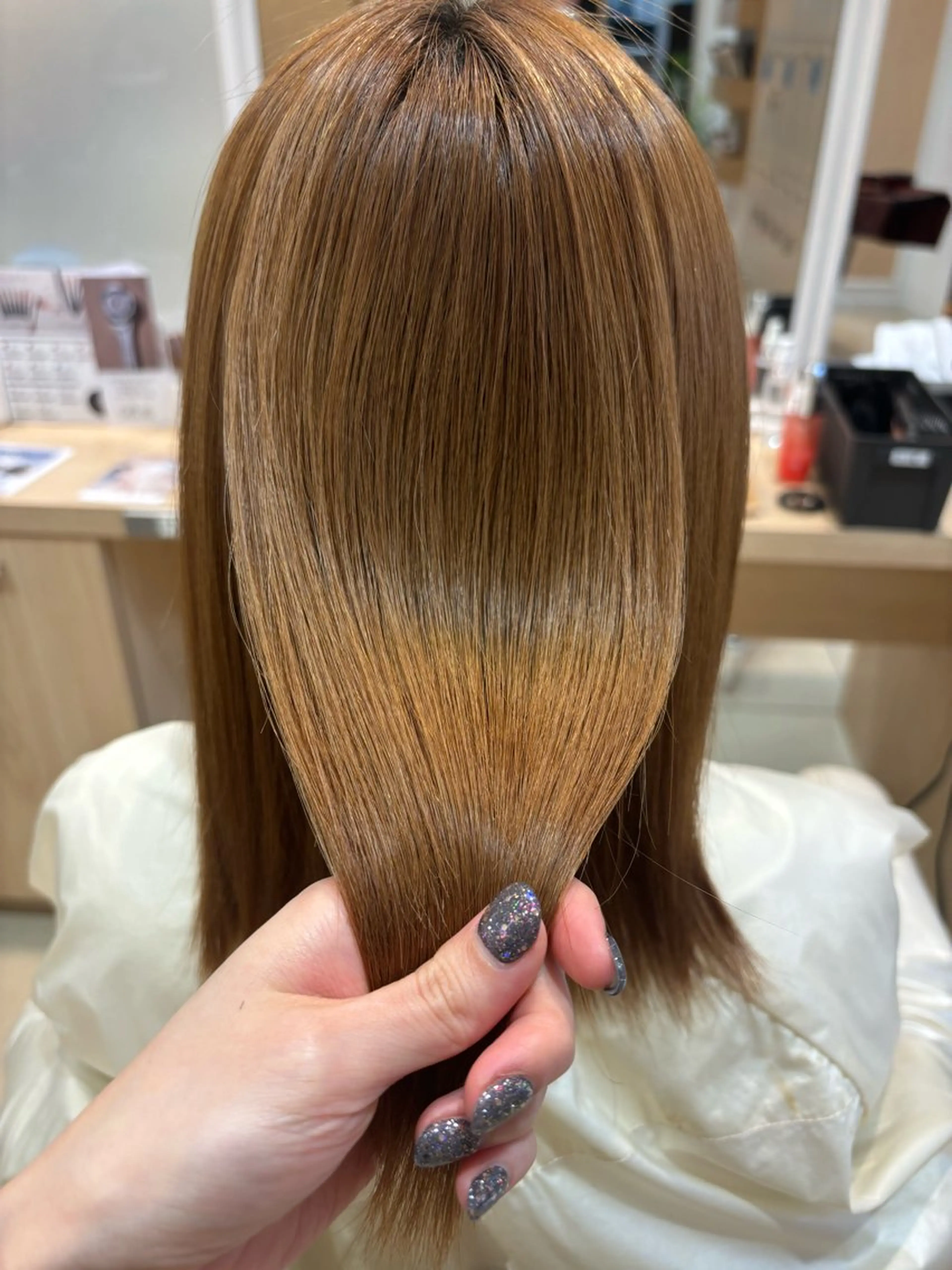 ロング パーマ 縮毛矯正 🌙Ash中目黒 坪内沙月🌙のヘアスタイル