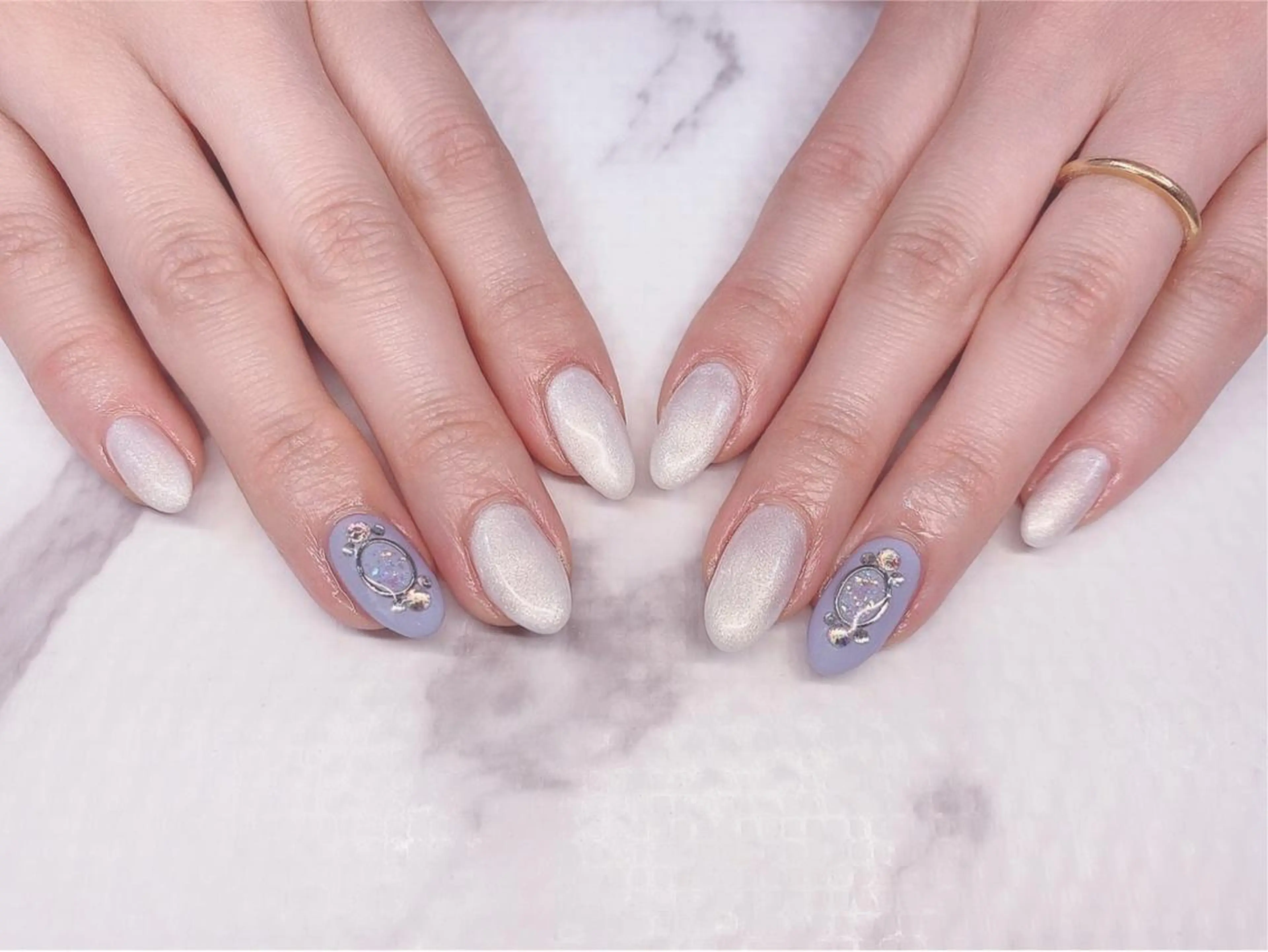 ネイル フットネイル グリーン オフィスネイル ワンカラーネイル 春ネイル Lily Blancheのその他イメージ