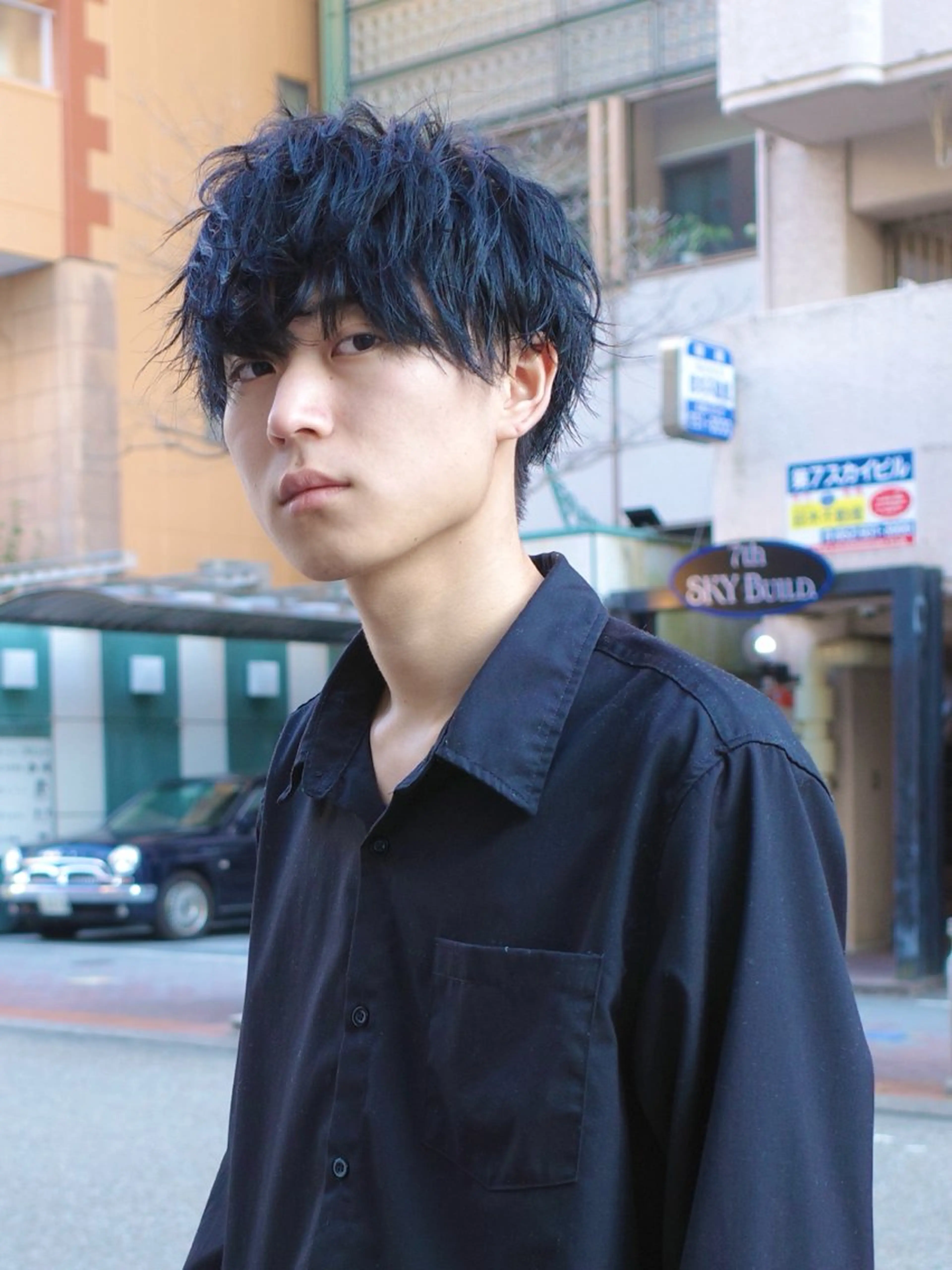 メンズ マッシュ カット パーマ ボブ/髪質改善/ レイヤー/池澤慎人のヘアスタイル