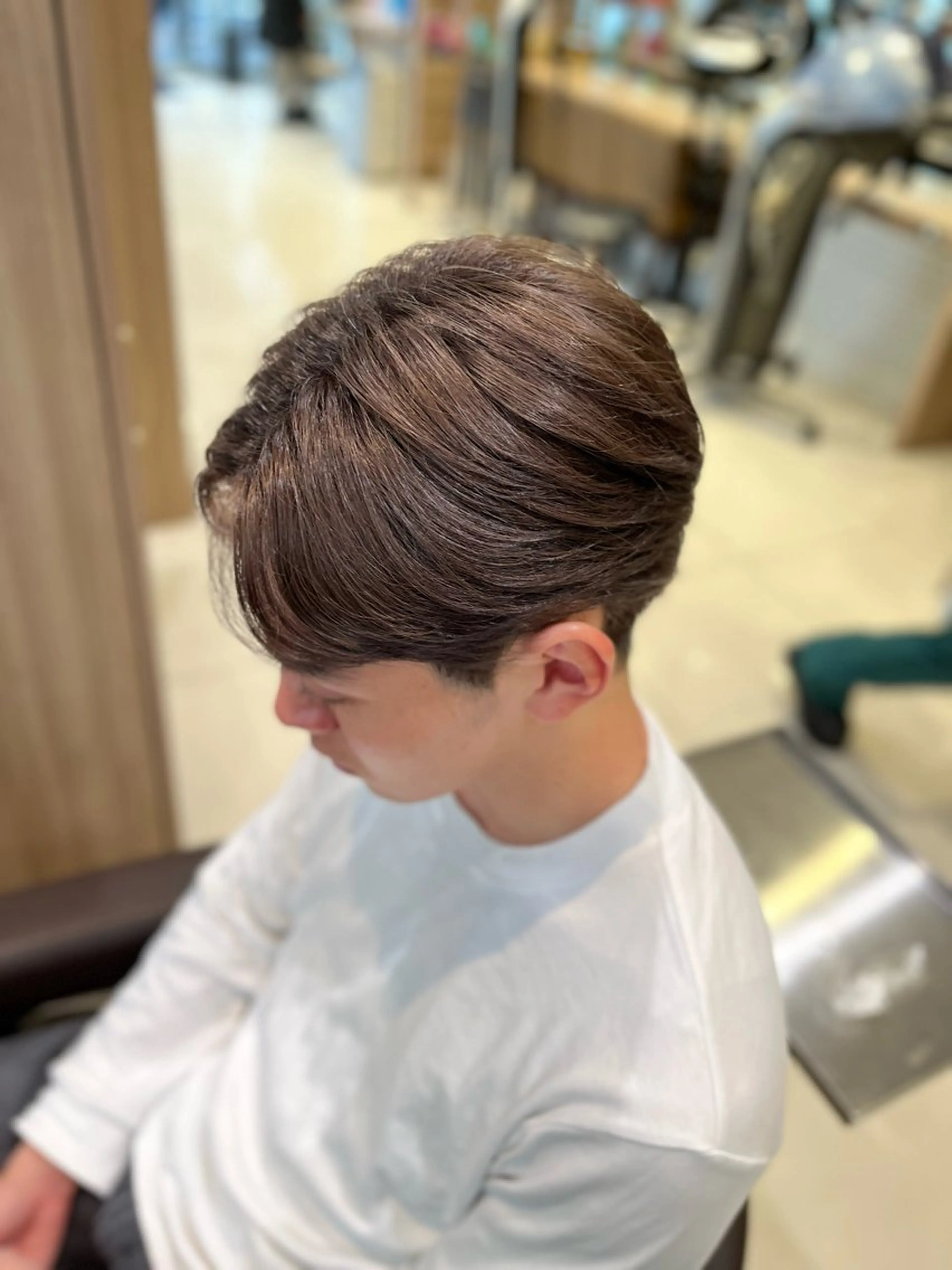 カラー メンズ 【メンズパーマ✨️ 髪質改善矯正】岩城のヘアスタイル