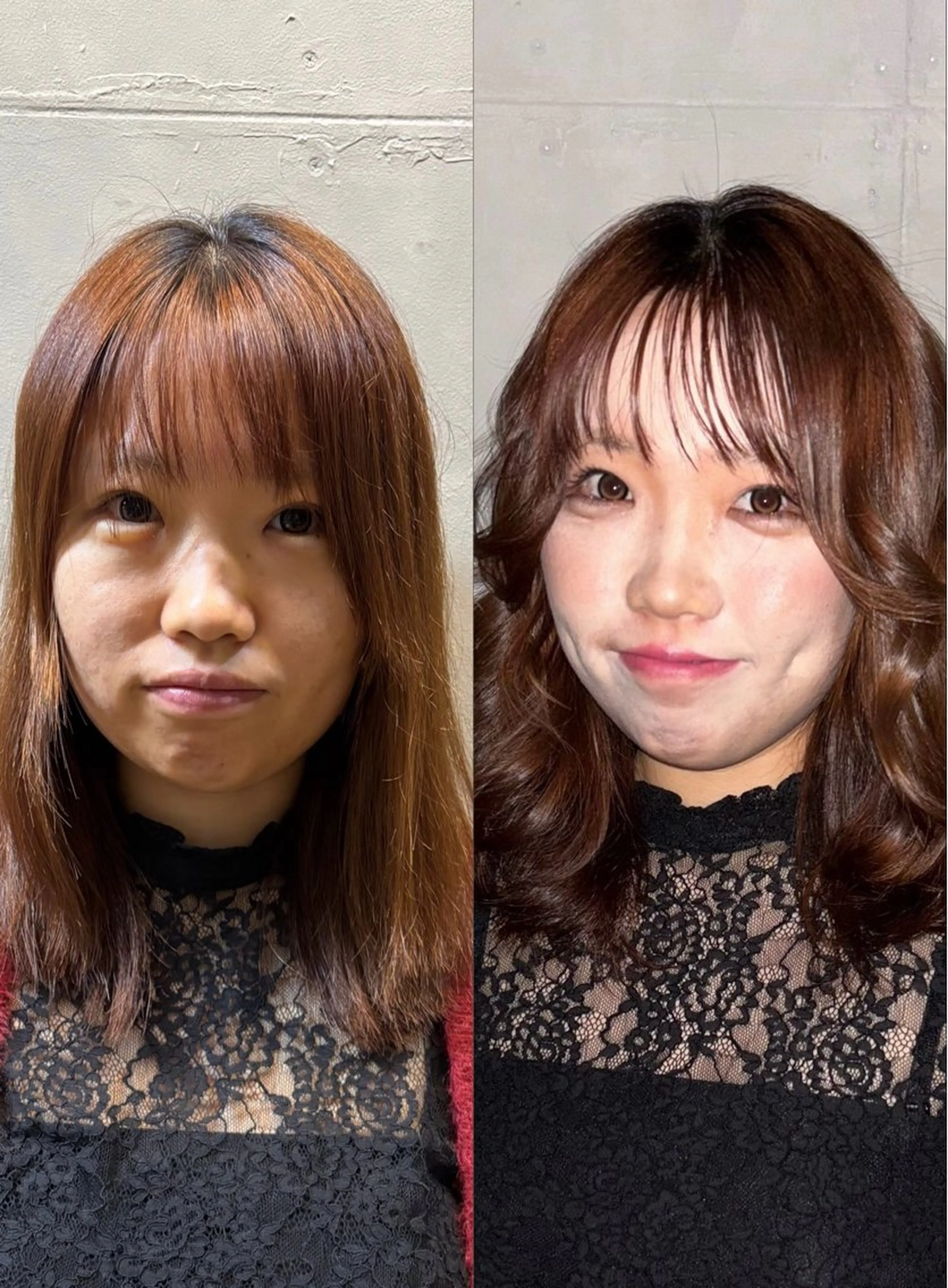 ミディアム ヘアアレンジ 撮影モデル TRUNK所属・大阪／ハイトーン ／アレンジ／りなのヘアスタイル