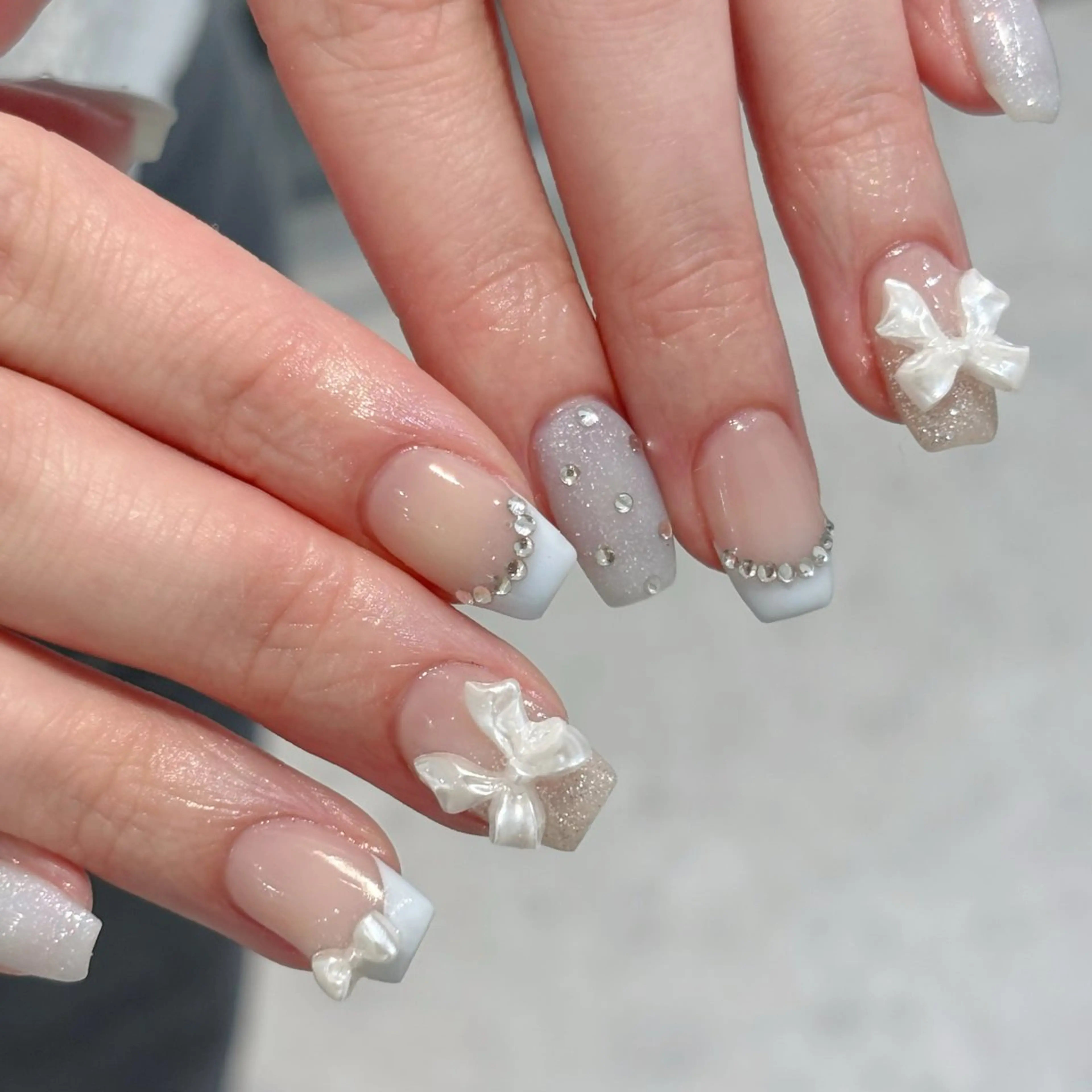 ネイル ハンドネイル 🩰ミキ/韓国♡ 大人girlyネイルのネイルデザイン