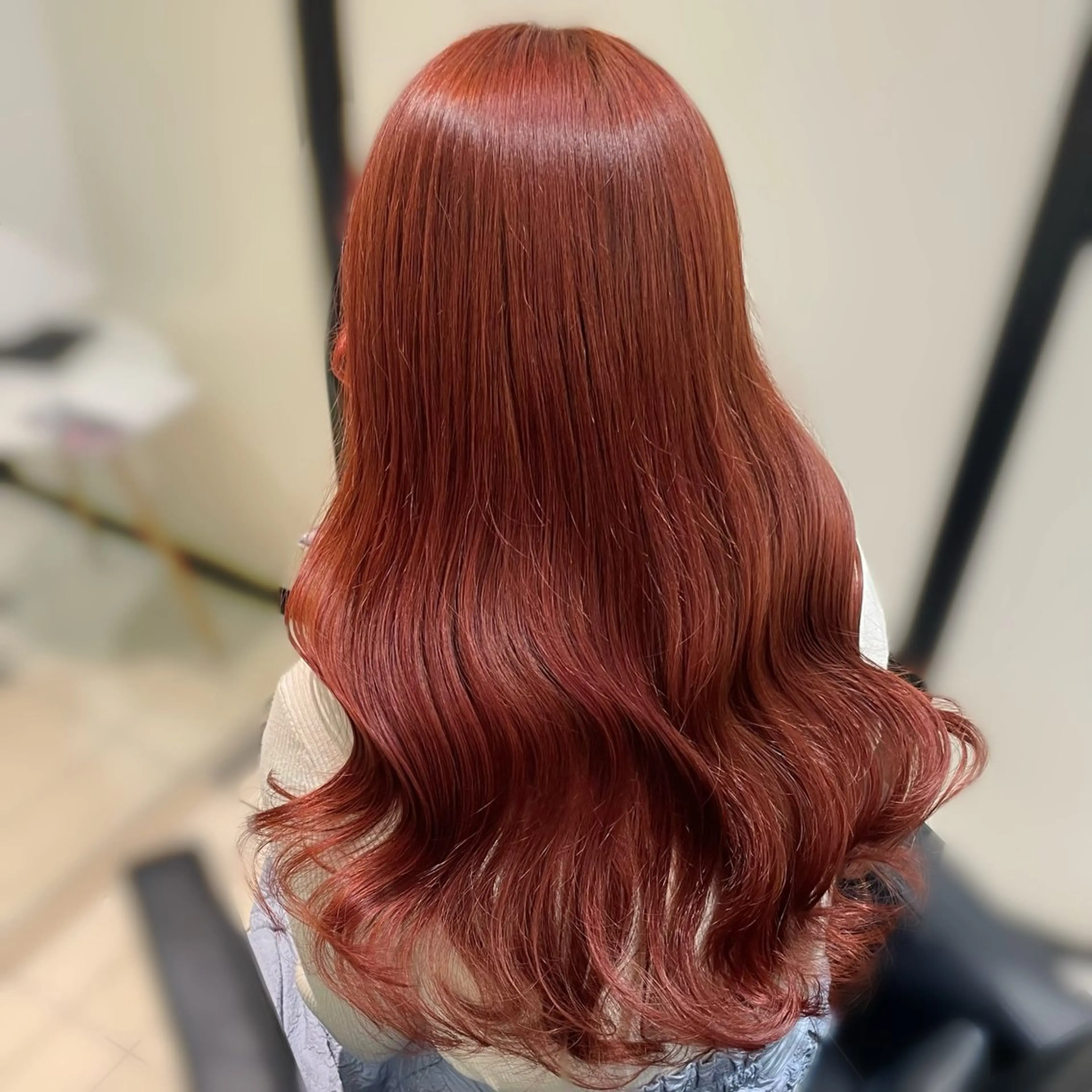 ロング カラー ブリーチ ラベンダーカラー ブリーチなしカラー ピンクカラー ピンクラベンダー カット ヘアカラー トリートメント ブリーチなしカラー kana🐱のヘアスタイル