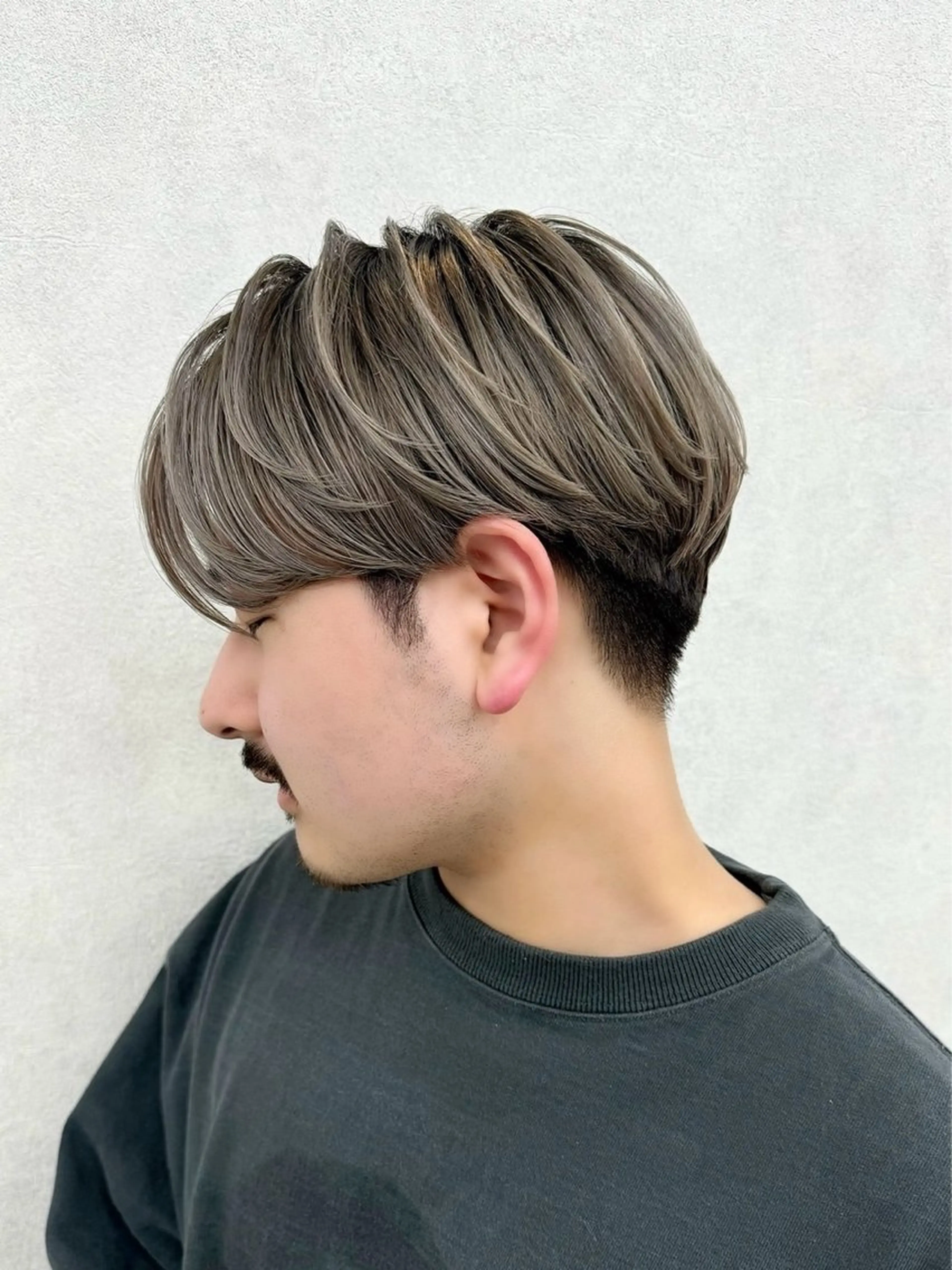 ショート カラー メンズ 山﨑 燦人のヘアスタイル