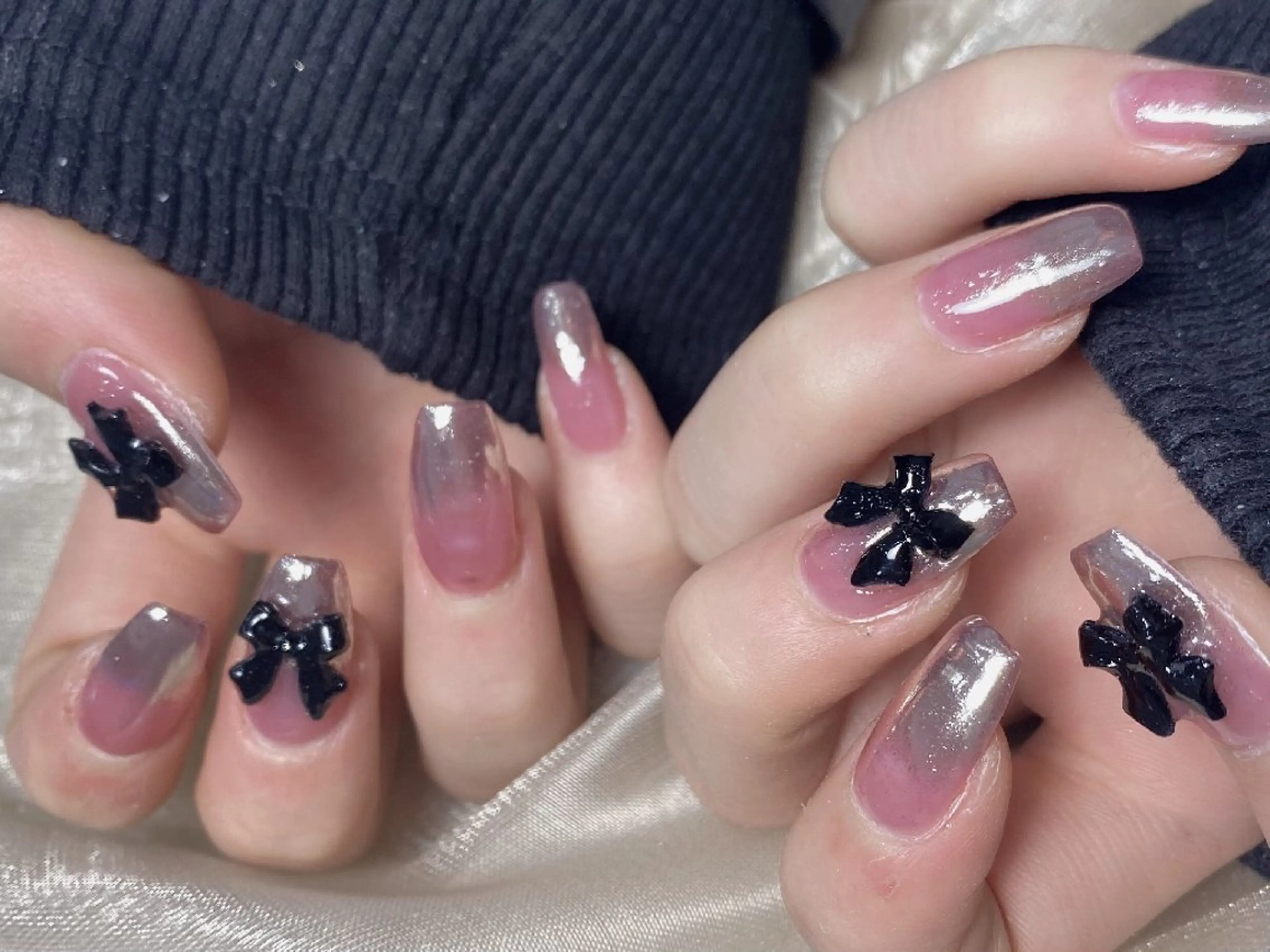 ネイル アートネイル フラワーネイル フットネイル ジェルネイル ガーリー ハンドネイル UM Nail Salonのネイルデザイン