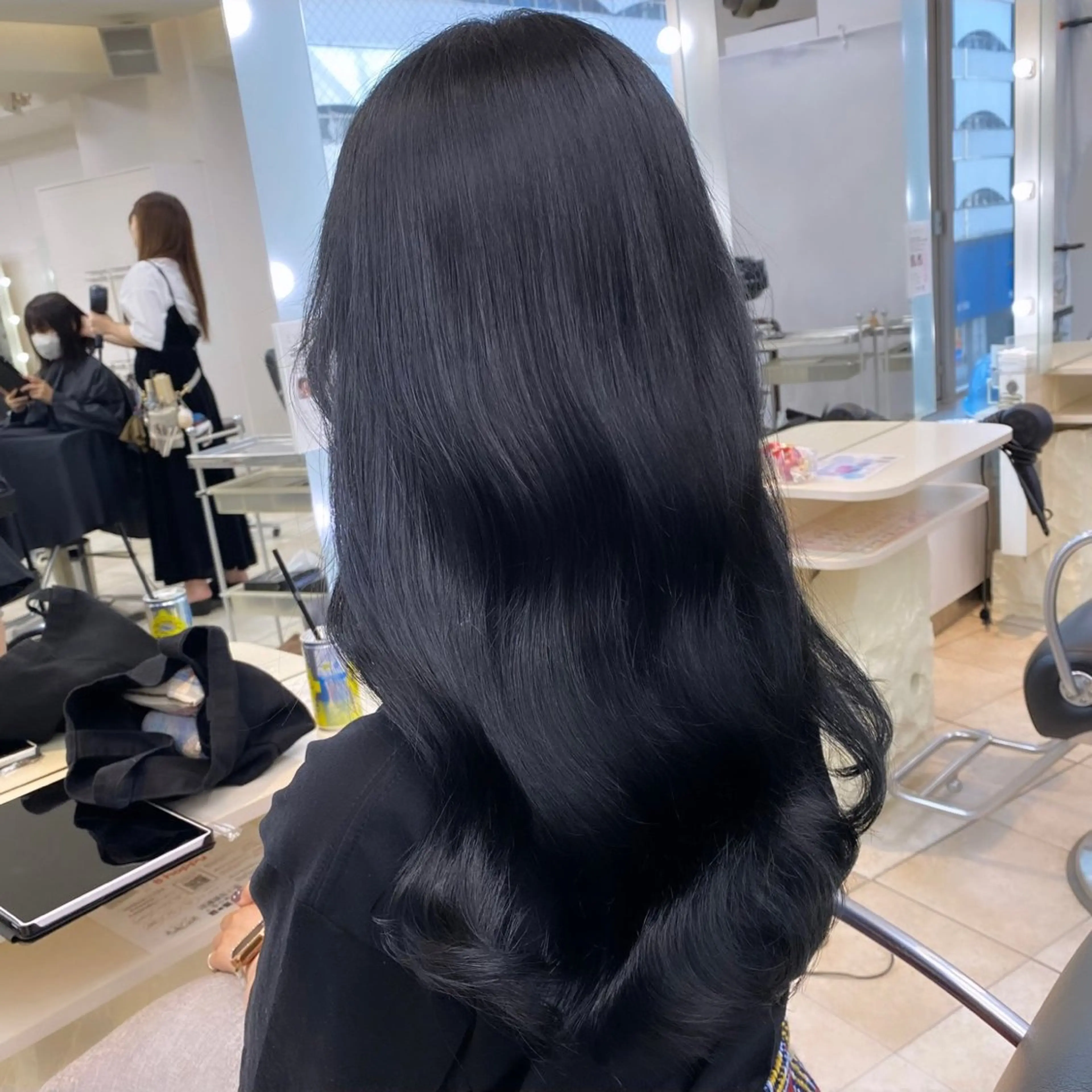 ロング カラー ヘアカラー トリートメント 🐈⬛カチモリ/暖 色/𝐌𝐢𝐤𝐮のヘアスタイル