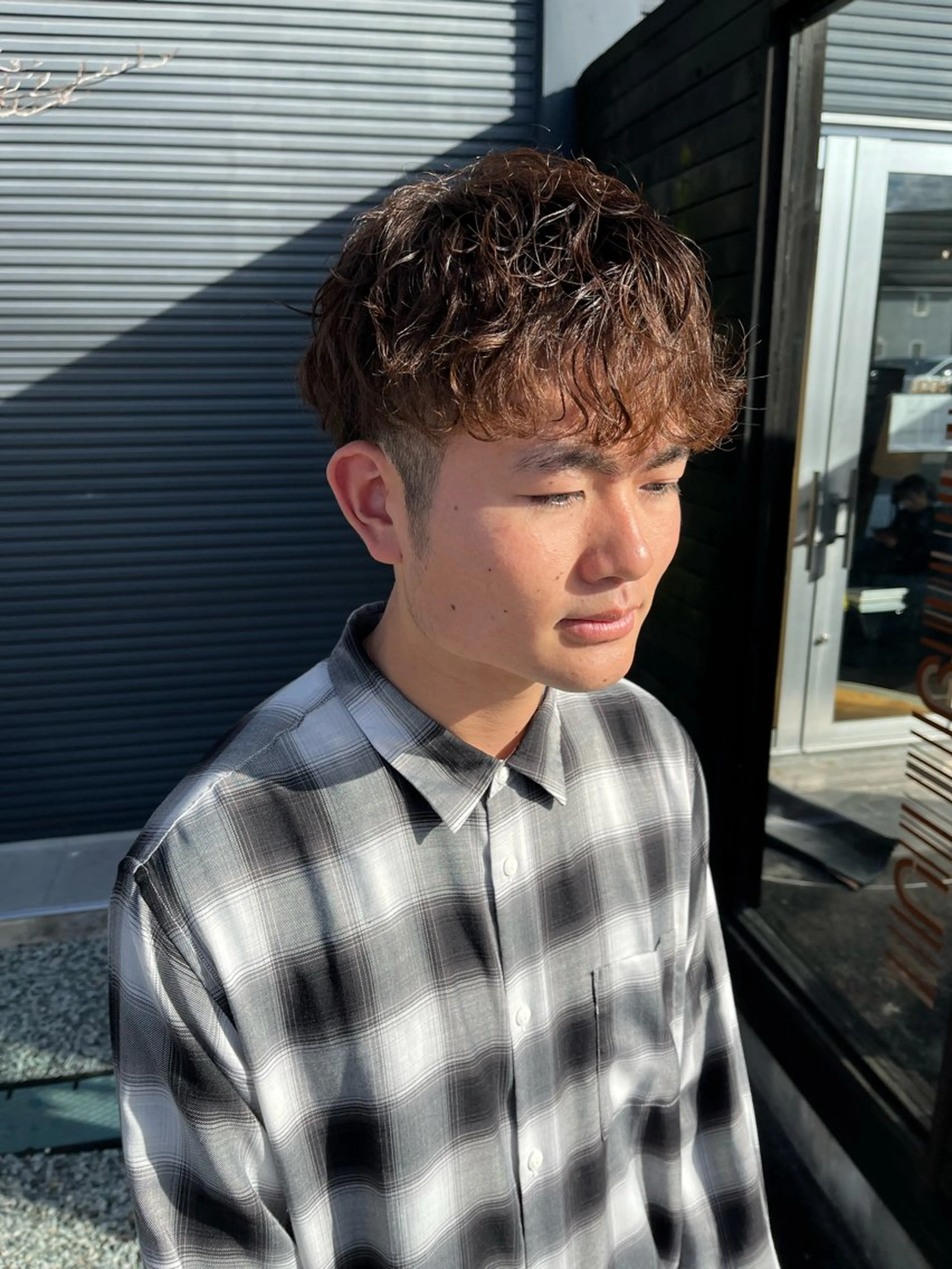 メンズ メンズパーマ カット パーマ TAKAHASHI REIKAのヘアスタイル