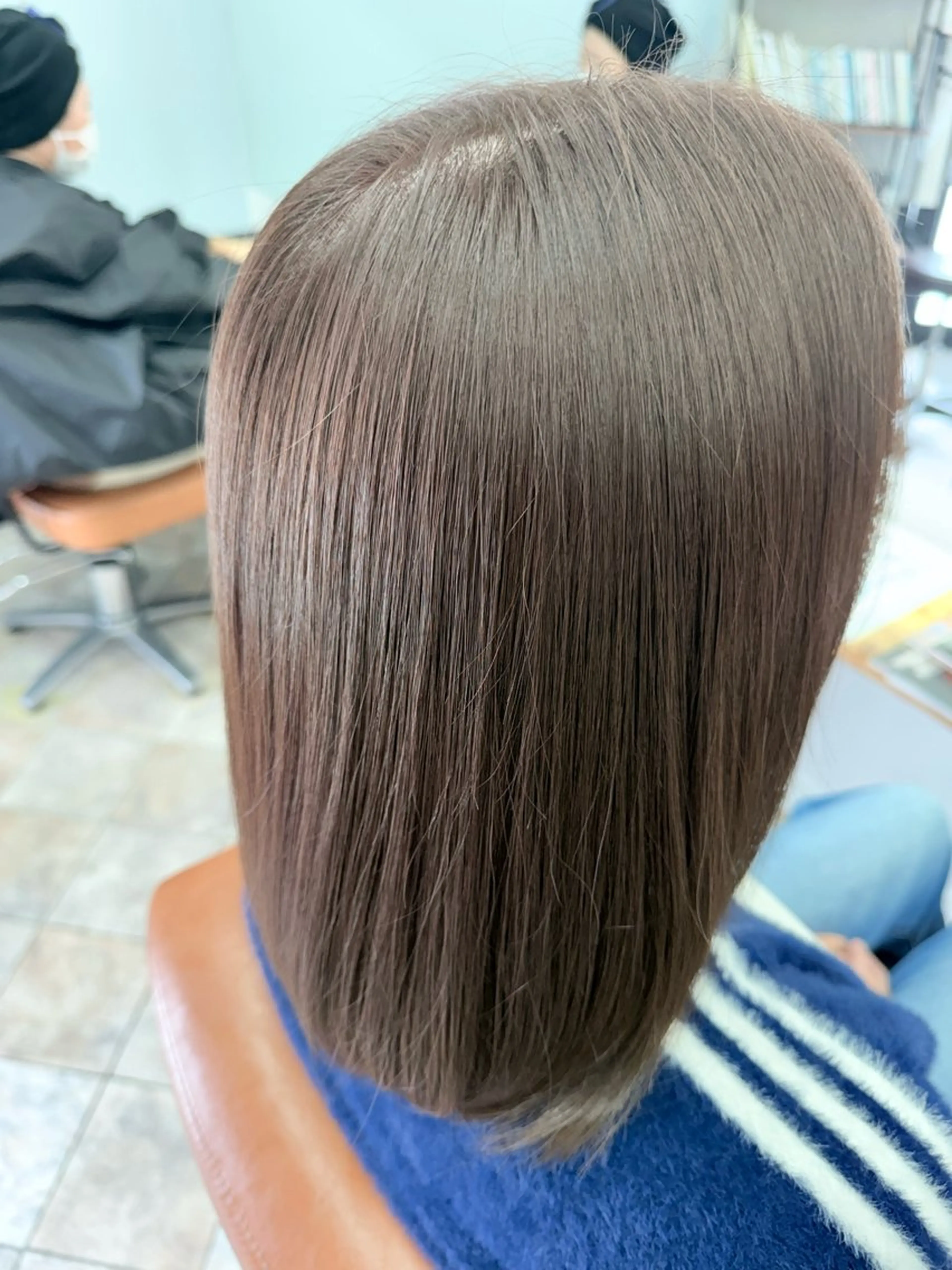 ミディアム ヘアカラー トリートメント 永木 楓のヘアスタイル