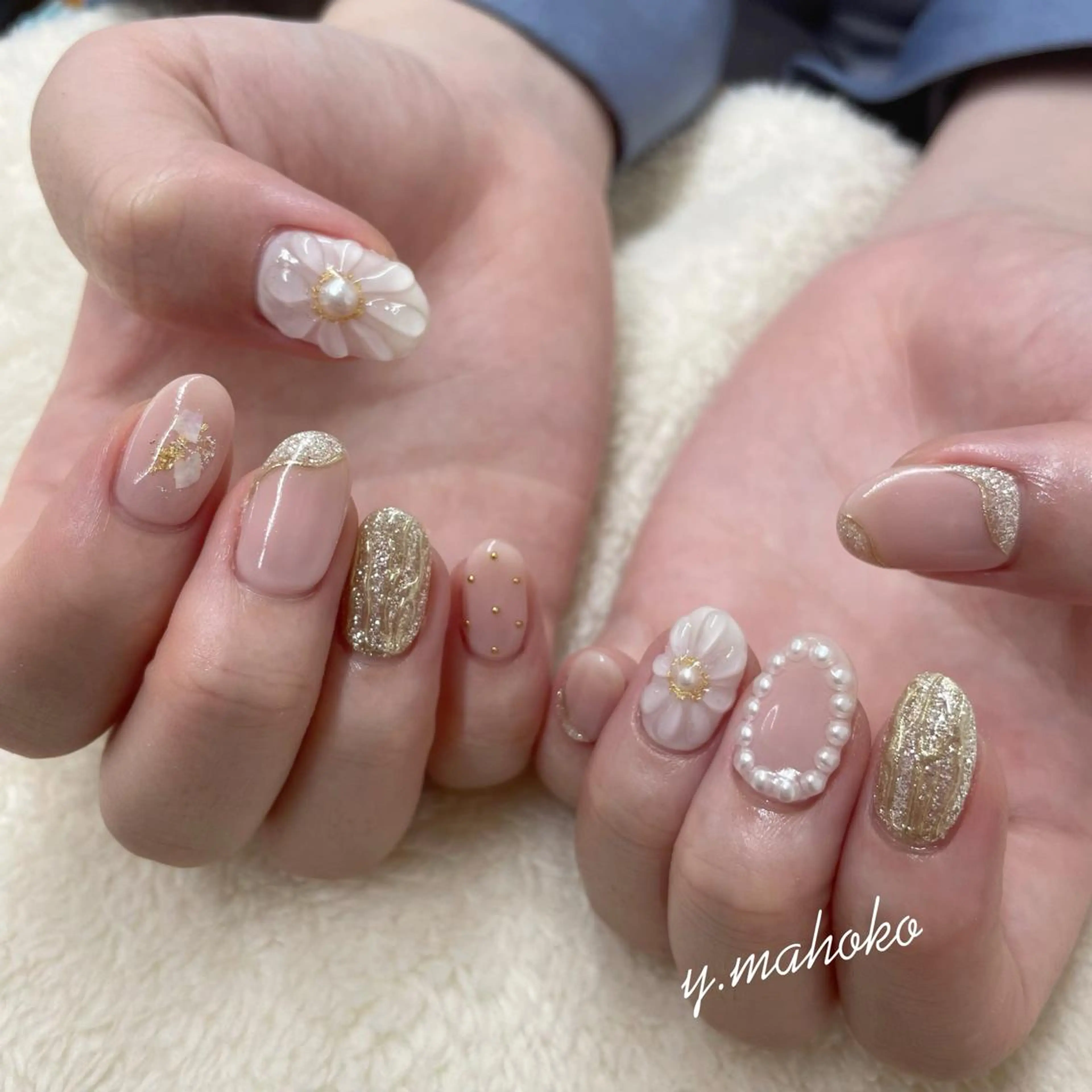 ネイル ハンドネイル She nail studio 原宿所属・パラジェル有/ スカルプ/mahoのネイルデザイン