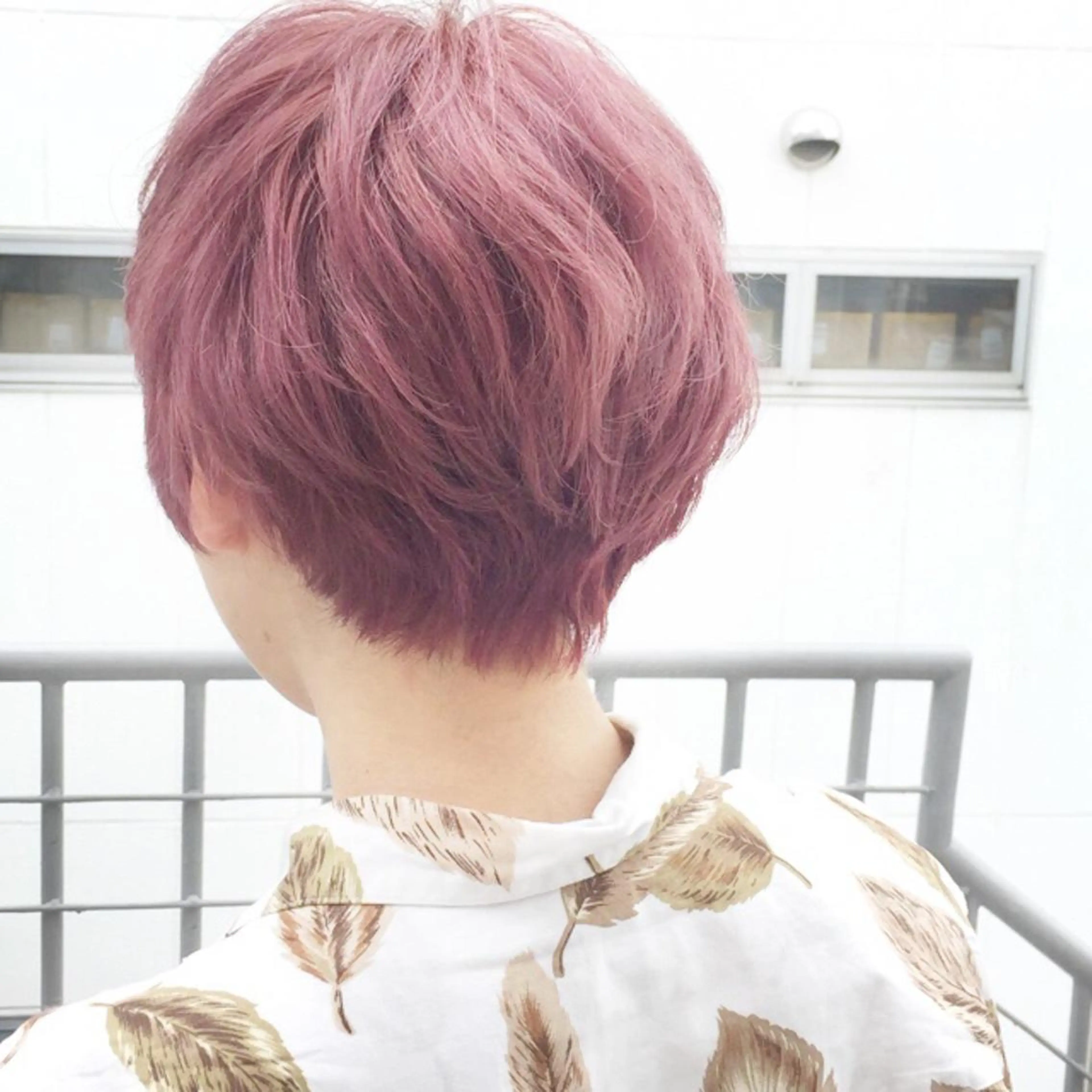 ショート カラー ピンクカラー NAO ☆のヘアスタイル