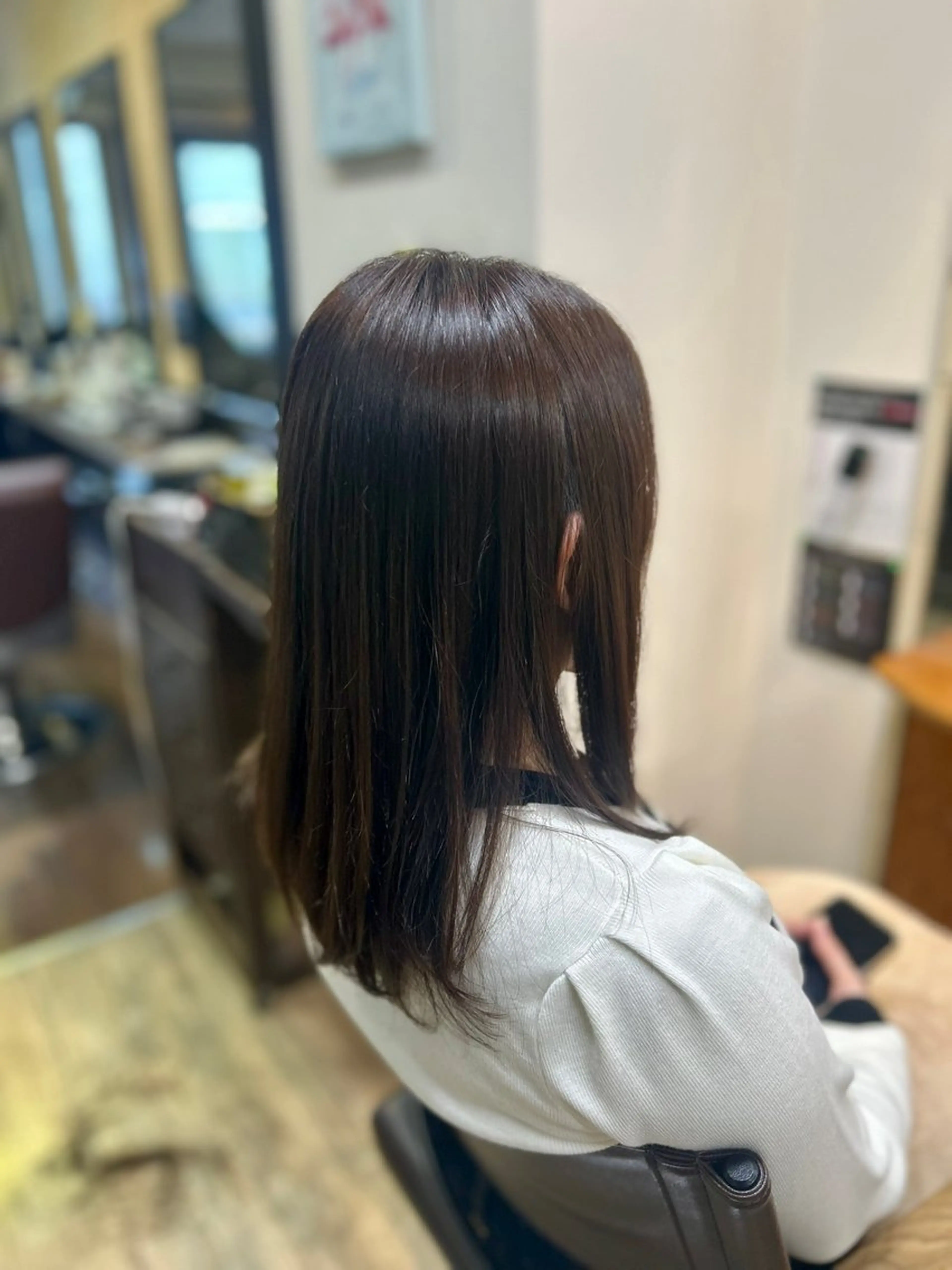 ロング カラー 透明感カラー カット ヘアカラー 🔥中野聖人🔥 髪質改善カラー/ボブのヘアスタイル
