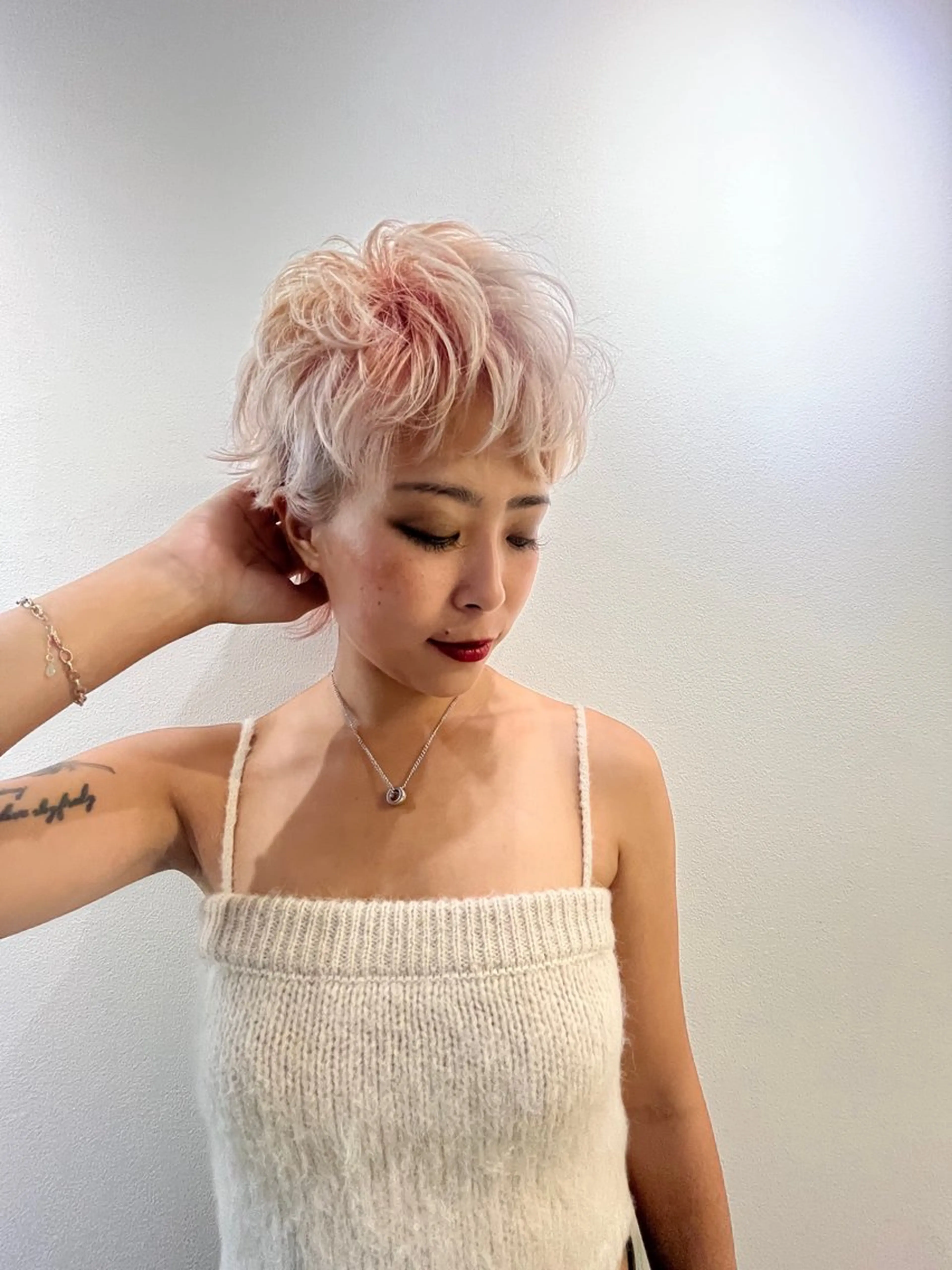 ✨他の人と差をつける人気メニュー✨カット+ダブルカラー（ケアブリーチ+ワンカラー）+ミルボン トリートメント✨の写真