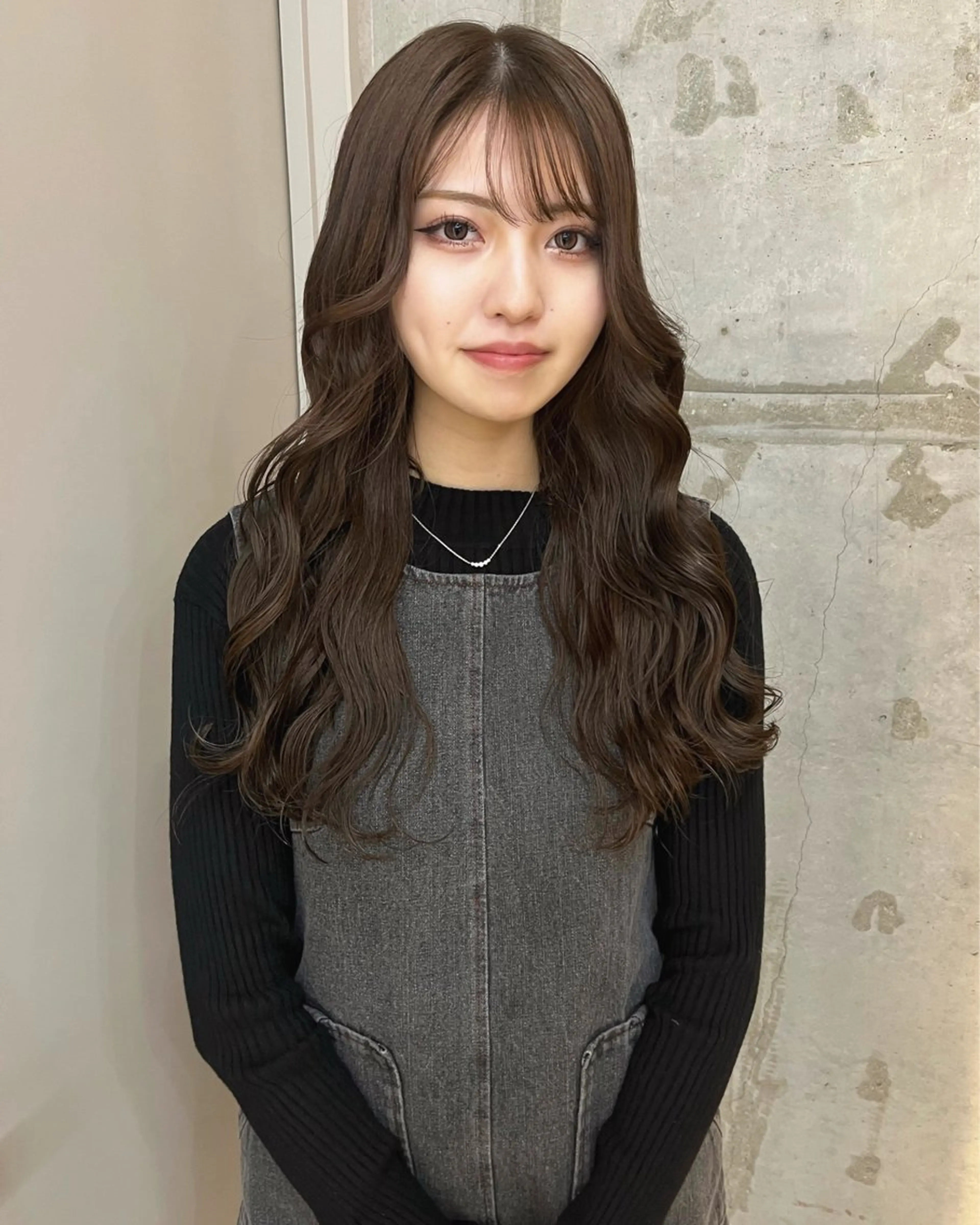 ロング カラー ブラウンカラー くすみブラウン 韓国風ヘア カットモデル募集中 Yui🎀✨のヘアスタイル